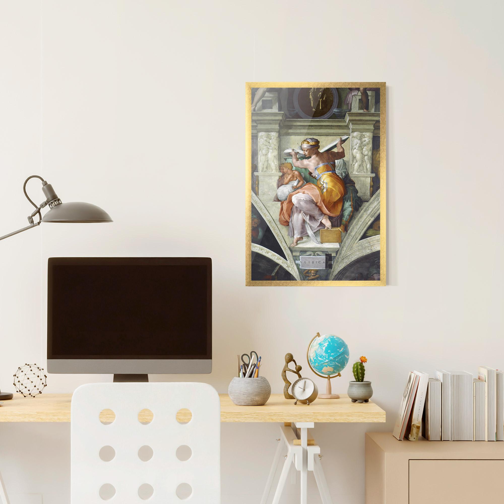 Рамкиран постер Libyan Sibyles mockup 6