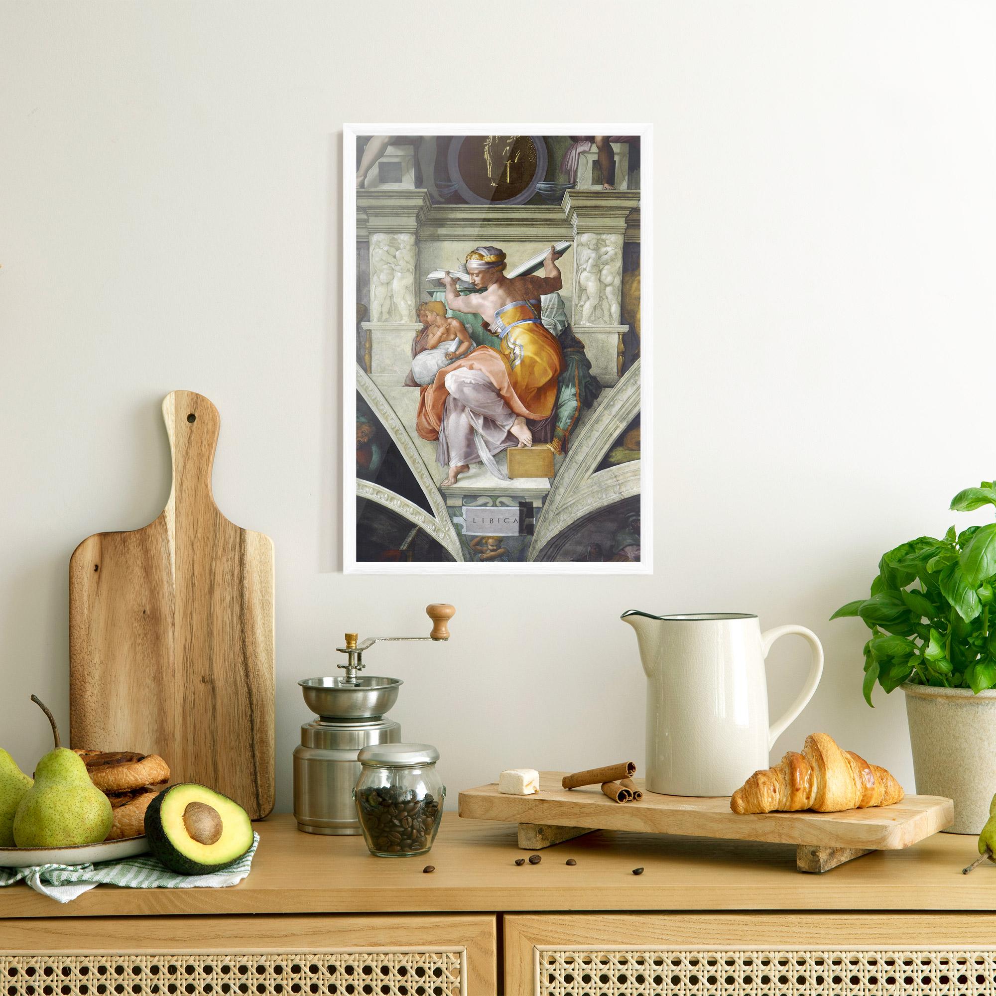 Рамкиран постер Libyan Sibyles mockup 8