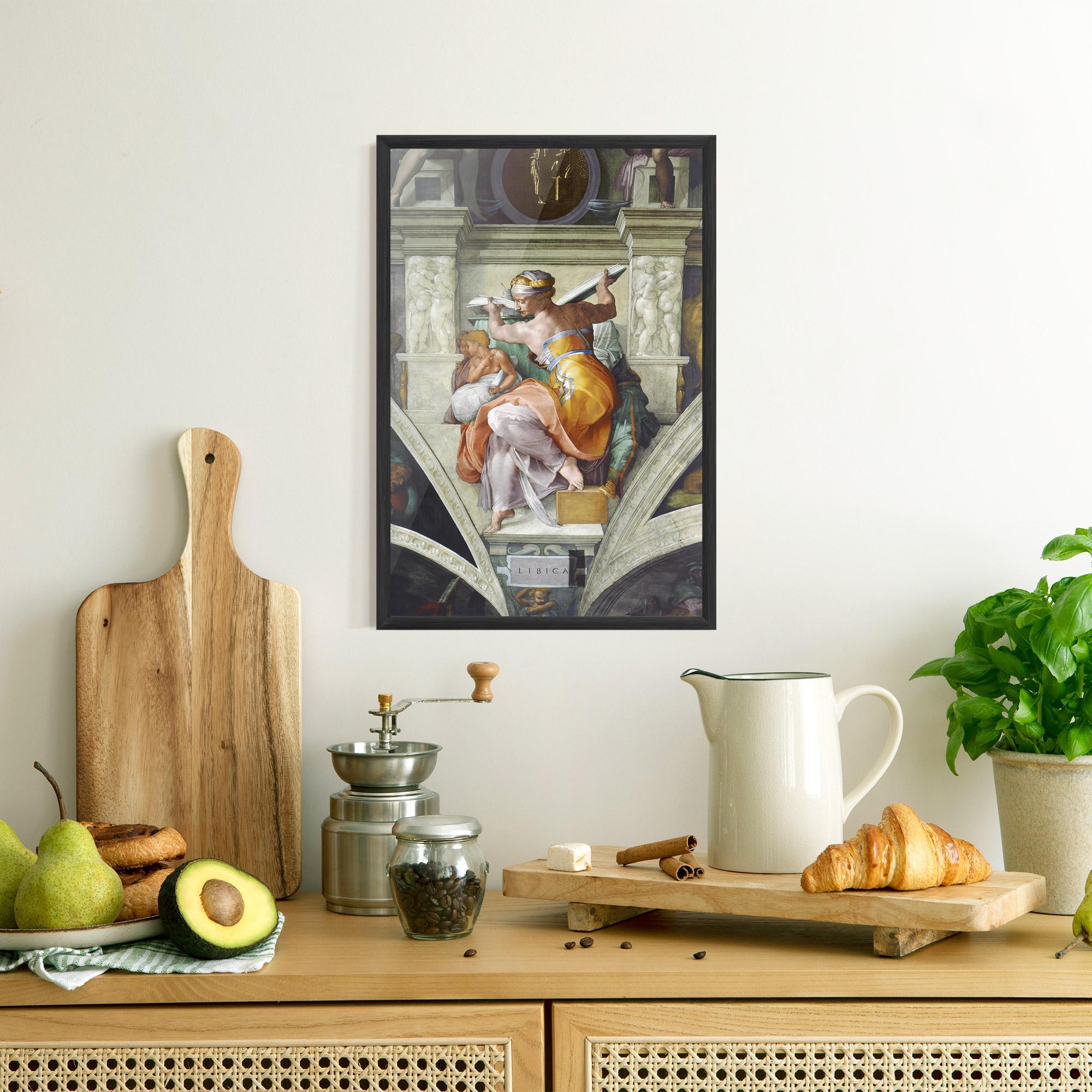 Рамкиран постер Libyan Sibyles mockup 8