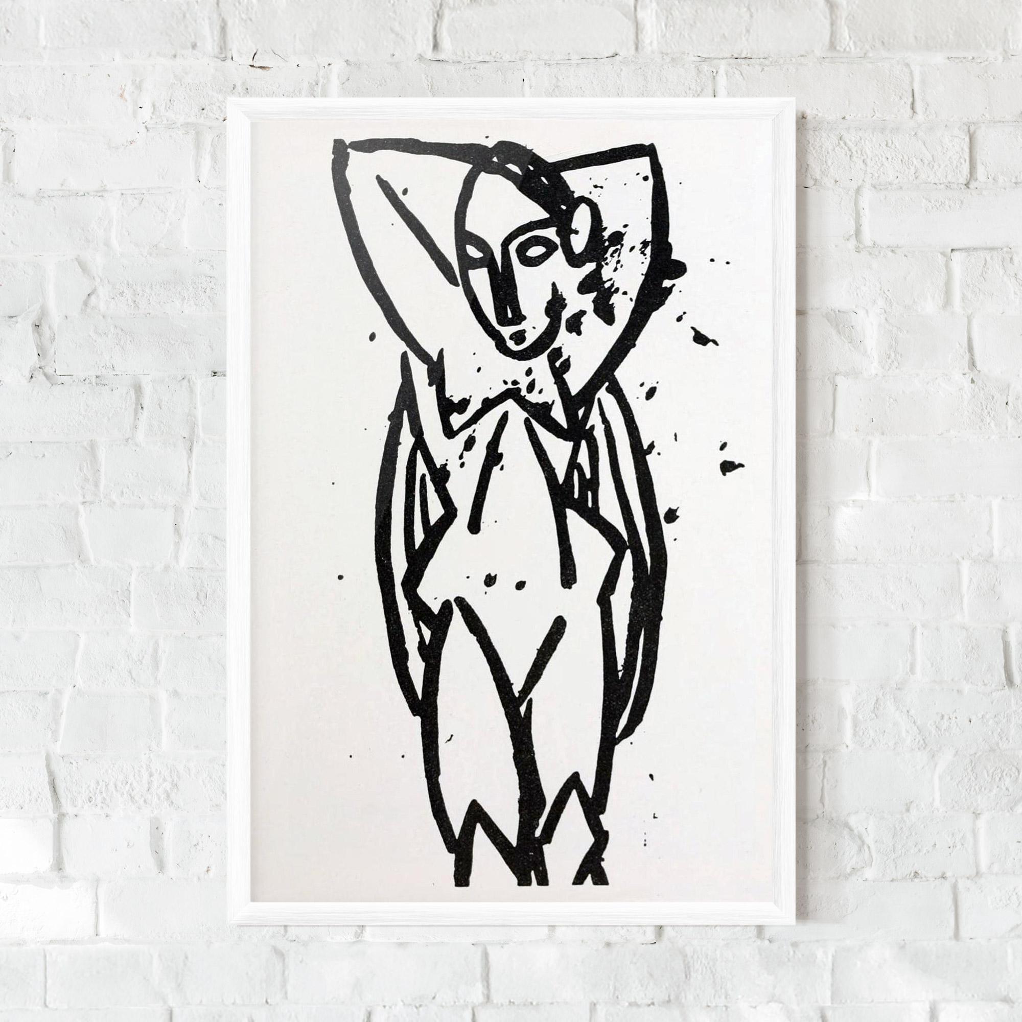 Рамкиран постер Nude mockup 0