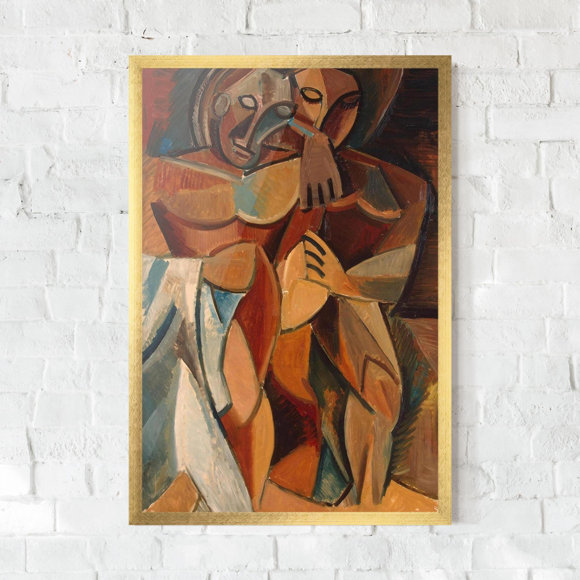 Рамкиран постер Friendship Two Nudes mockup 0