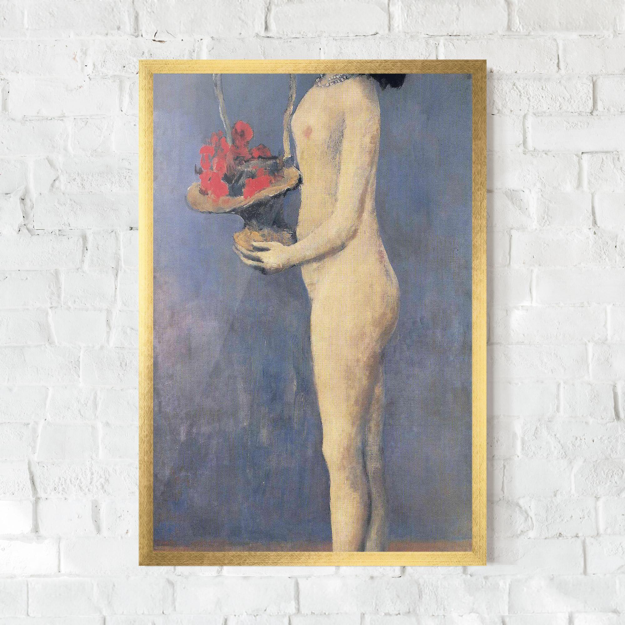 Рамкиран постер Le Panier Fleuri mockup 0