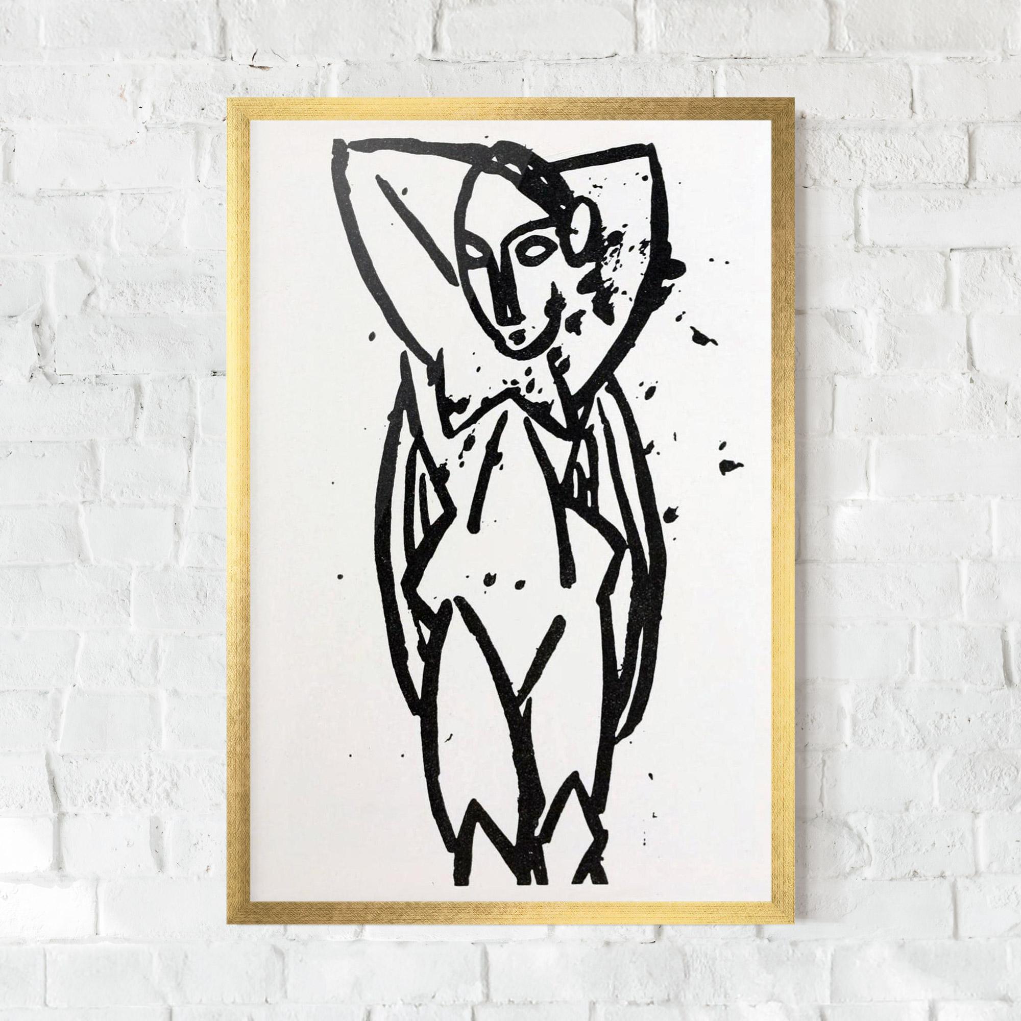 Рамкиран постер Nude mockup 0