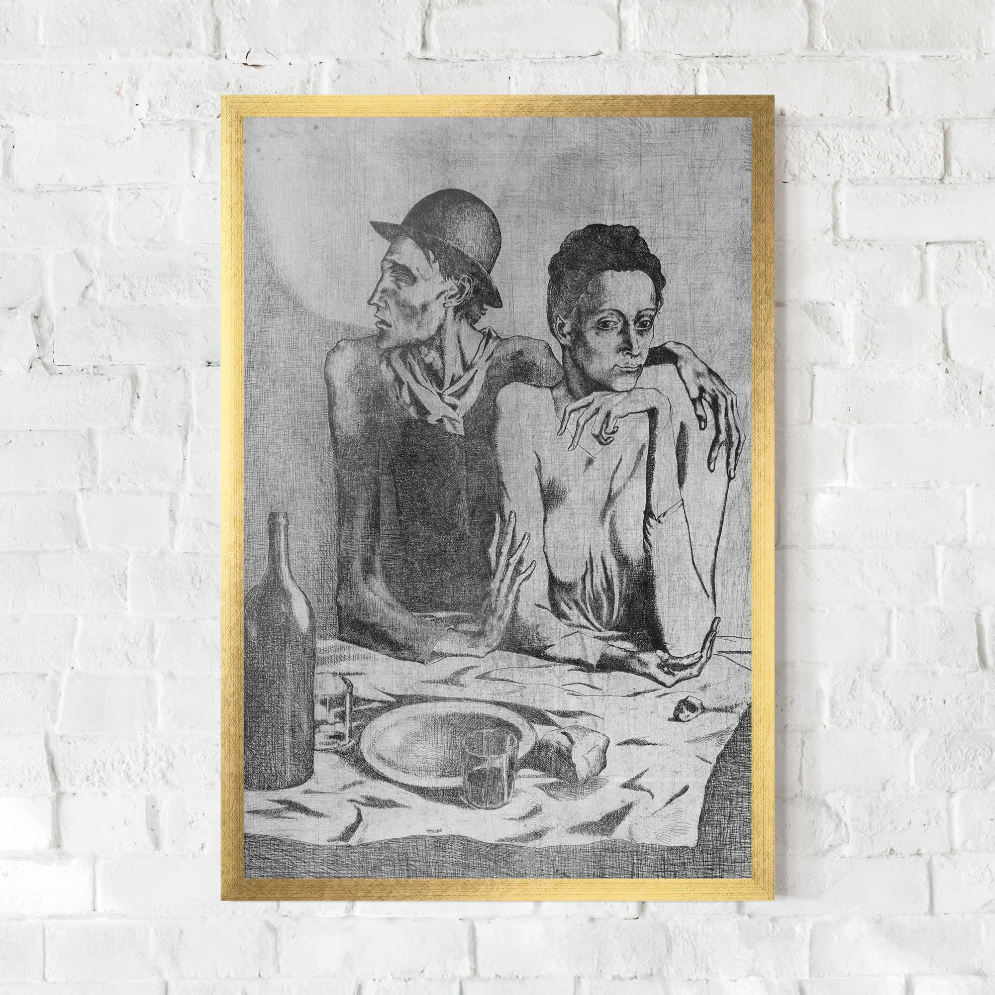 Рамкиран постер The Frugal Repast mockup 0