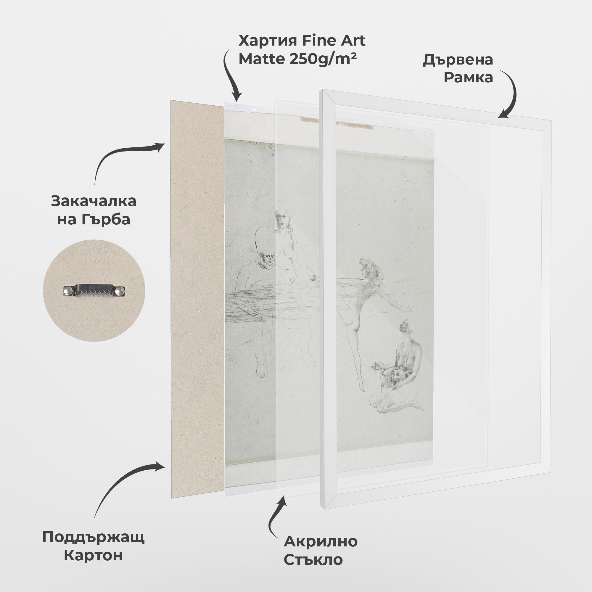 Рамкиран постер Dance Of Salome mockup 1