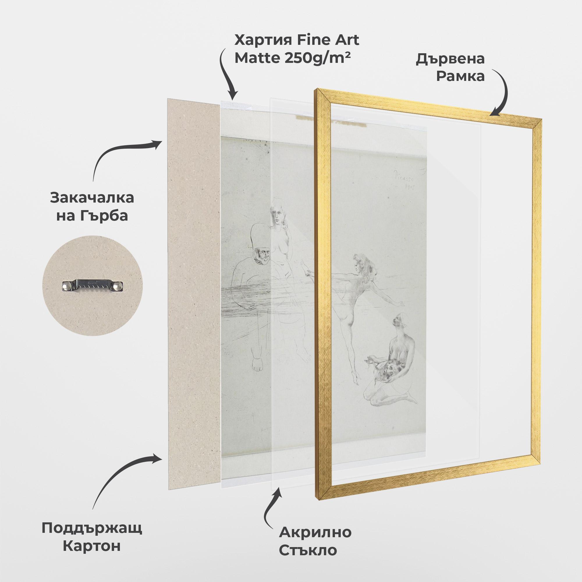 Рамкиран постер Dance Of Salome mockup 1