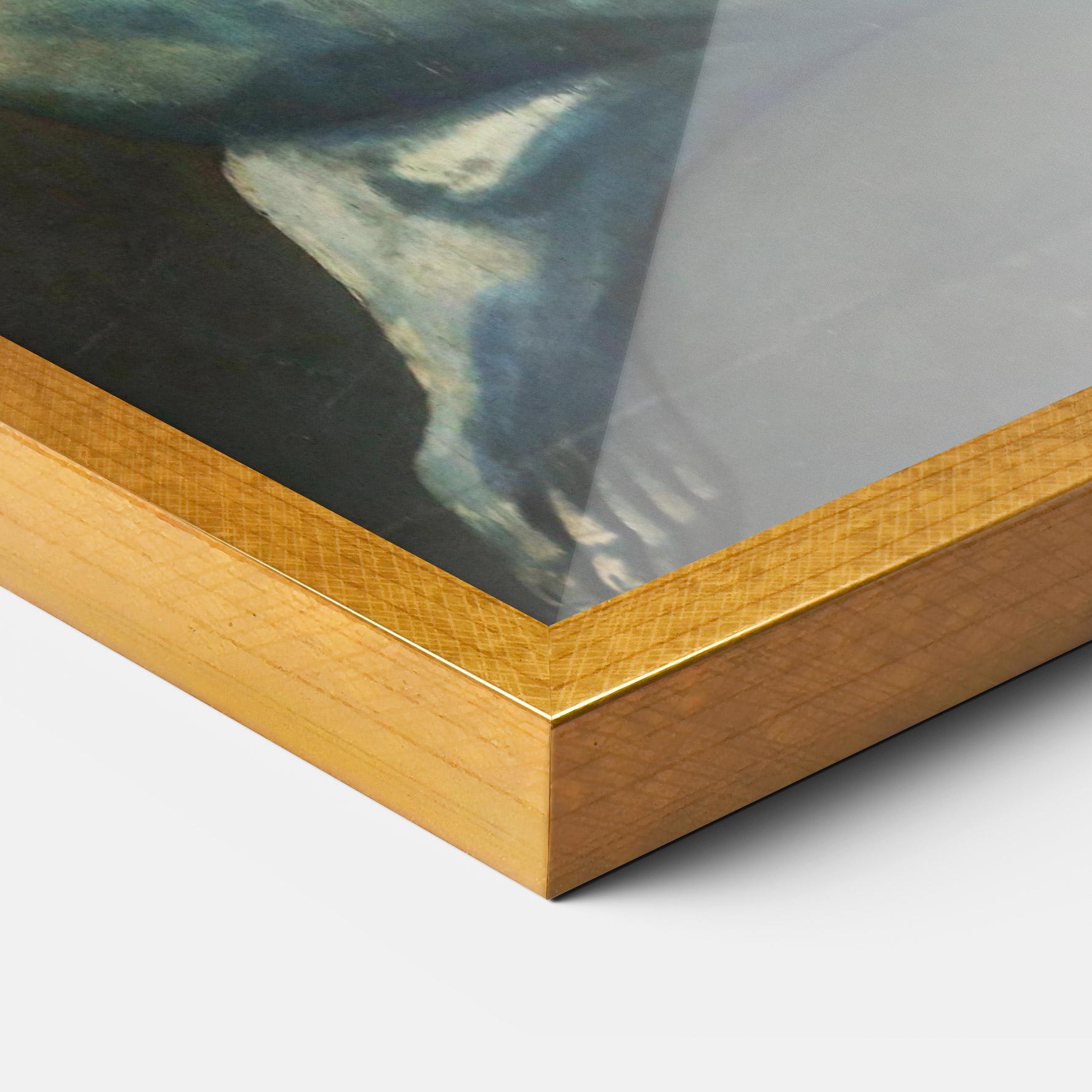 Рамкиран постер Old Guitarist mockup 3