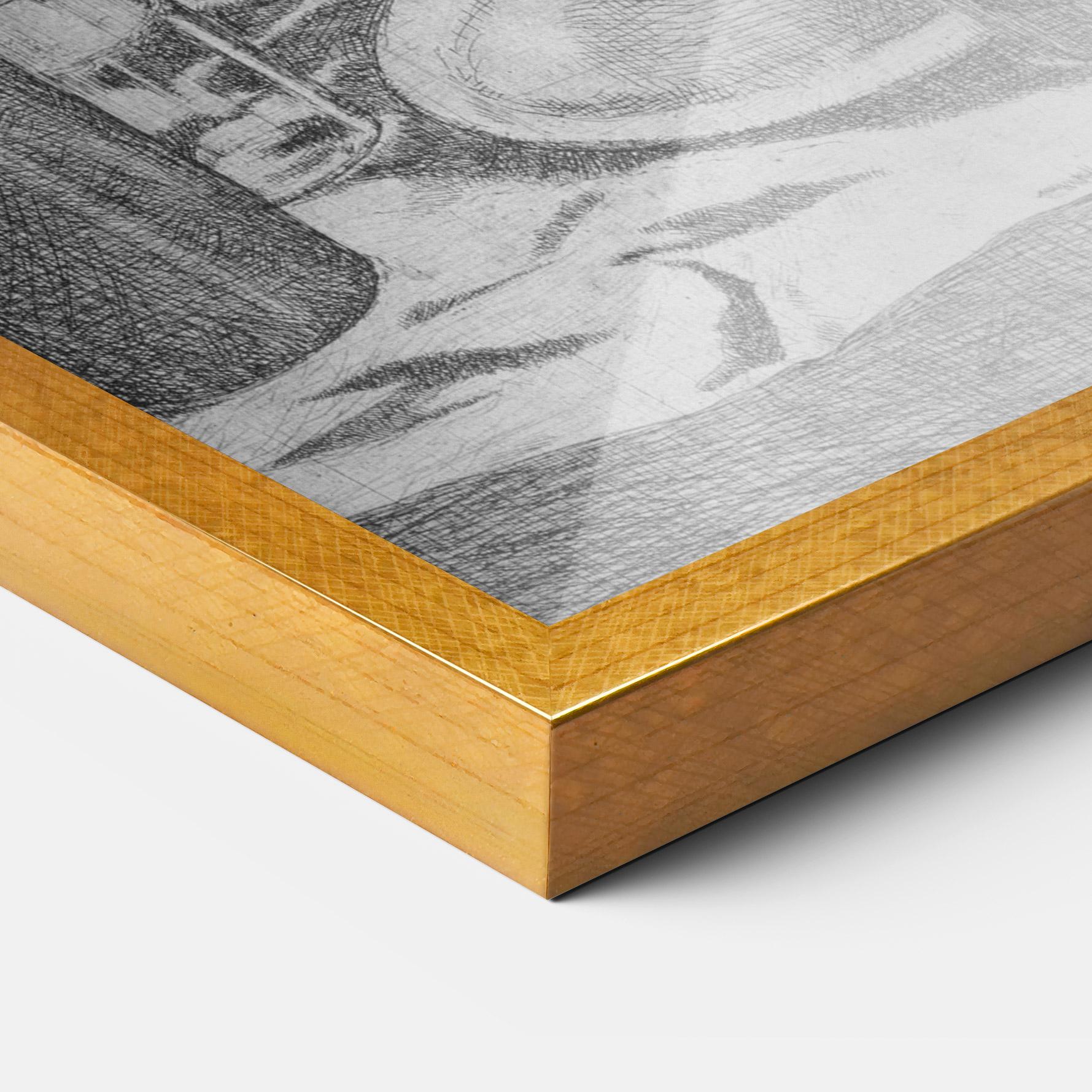 Рамкиран постер The Frugal Repast mockup 3