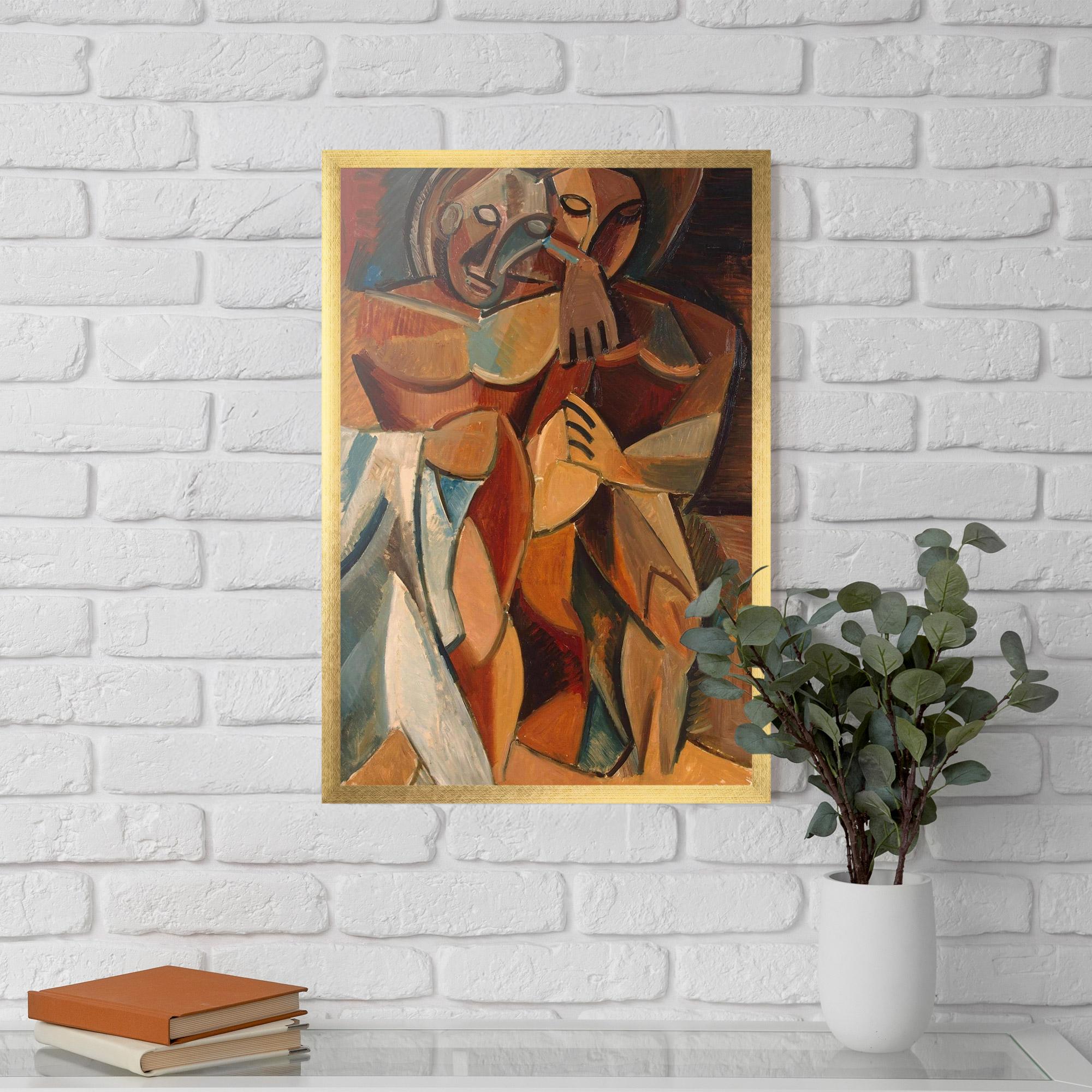 Рамкиран постер Friendship Two Nudes mockup 5