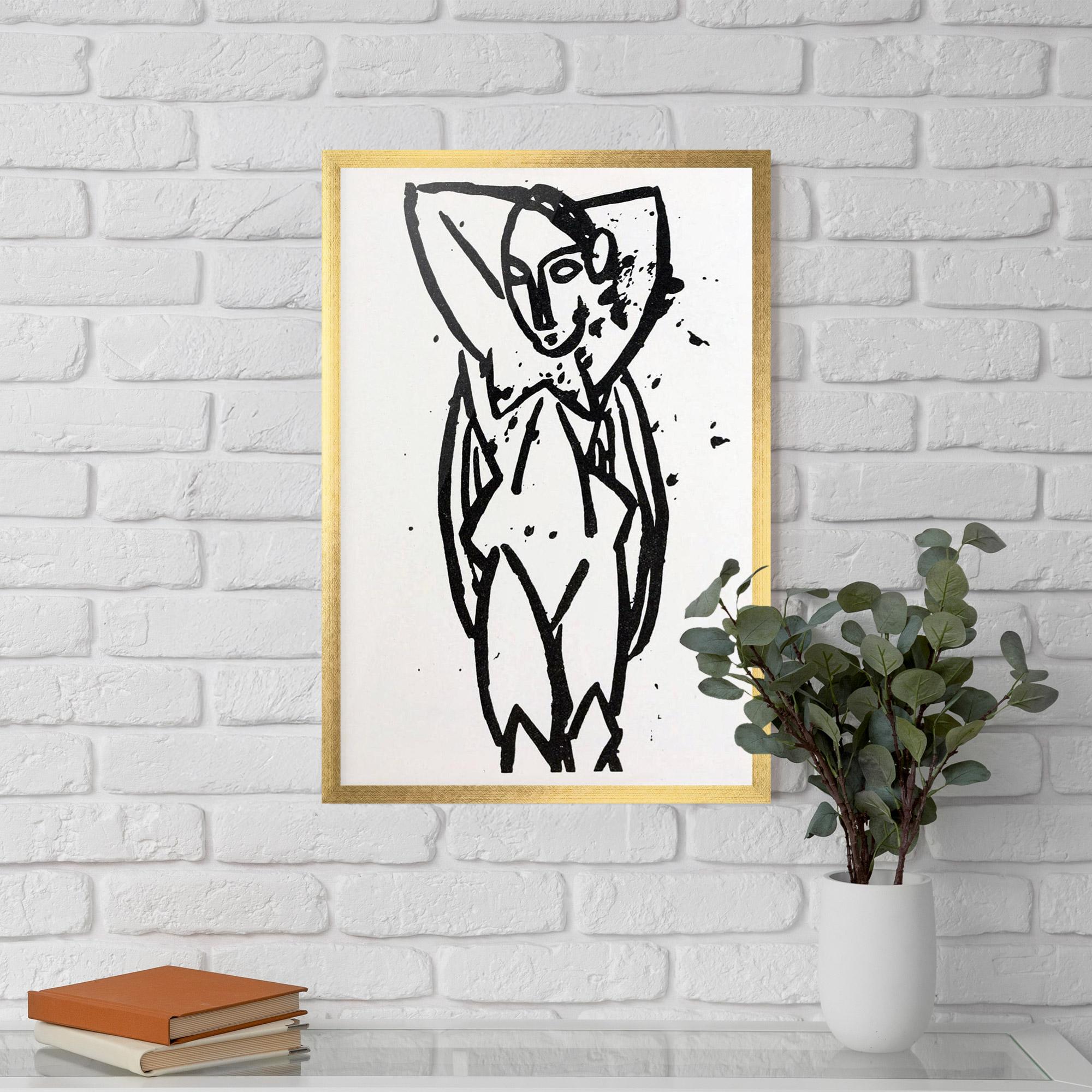 Рамкиран постер Nude mockup 5