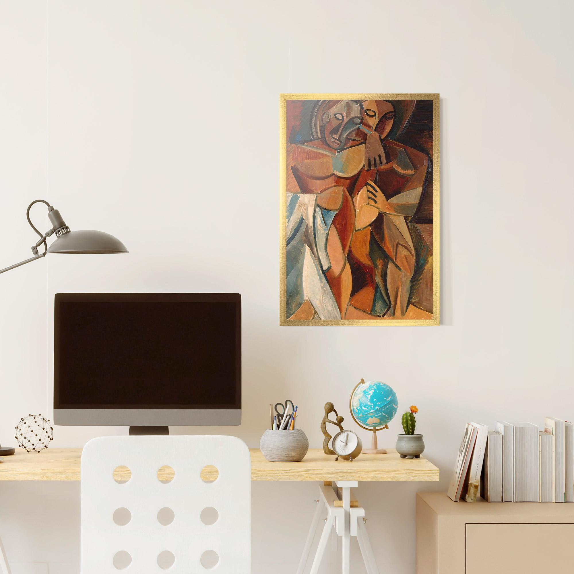 Рамкиран постер Friendship Two Nudes mockup 6