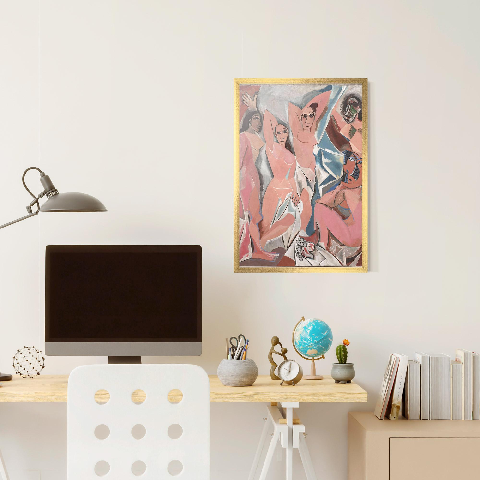 Рамкиран постер Les Demoiselles mockup 6