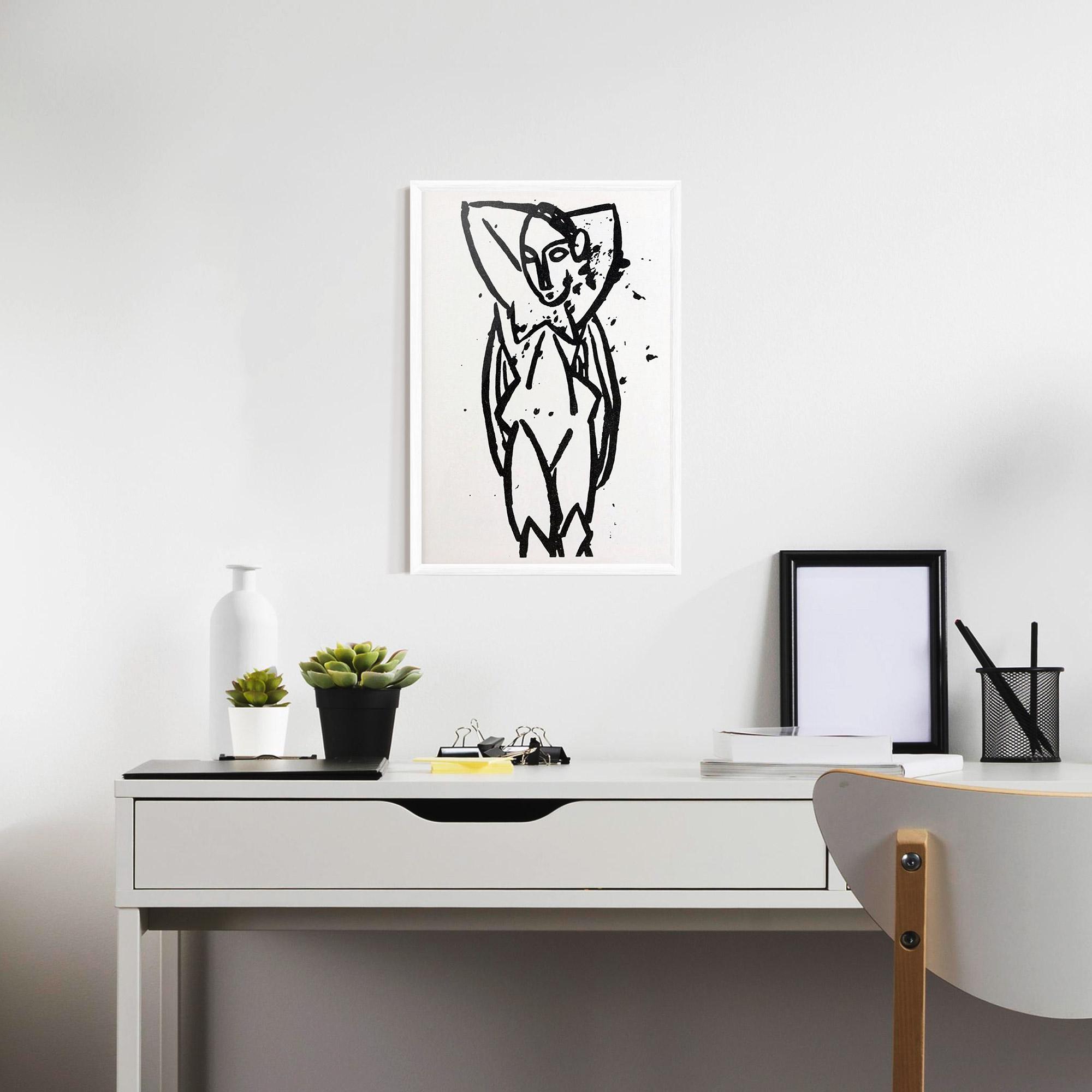 Рамкиран постер Nude mockup 7