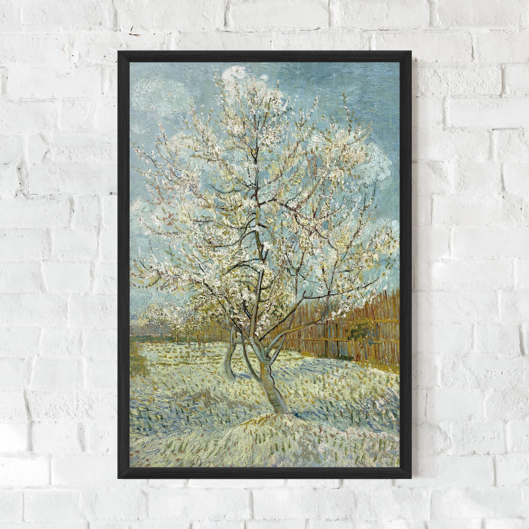 Рамкиран постер De Roze Perzikboom mockup 0