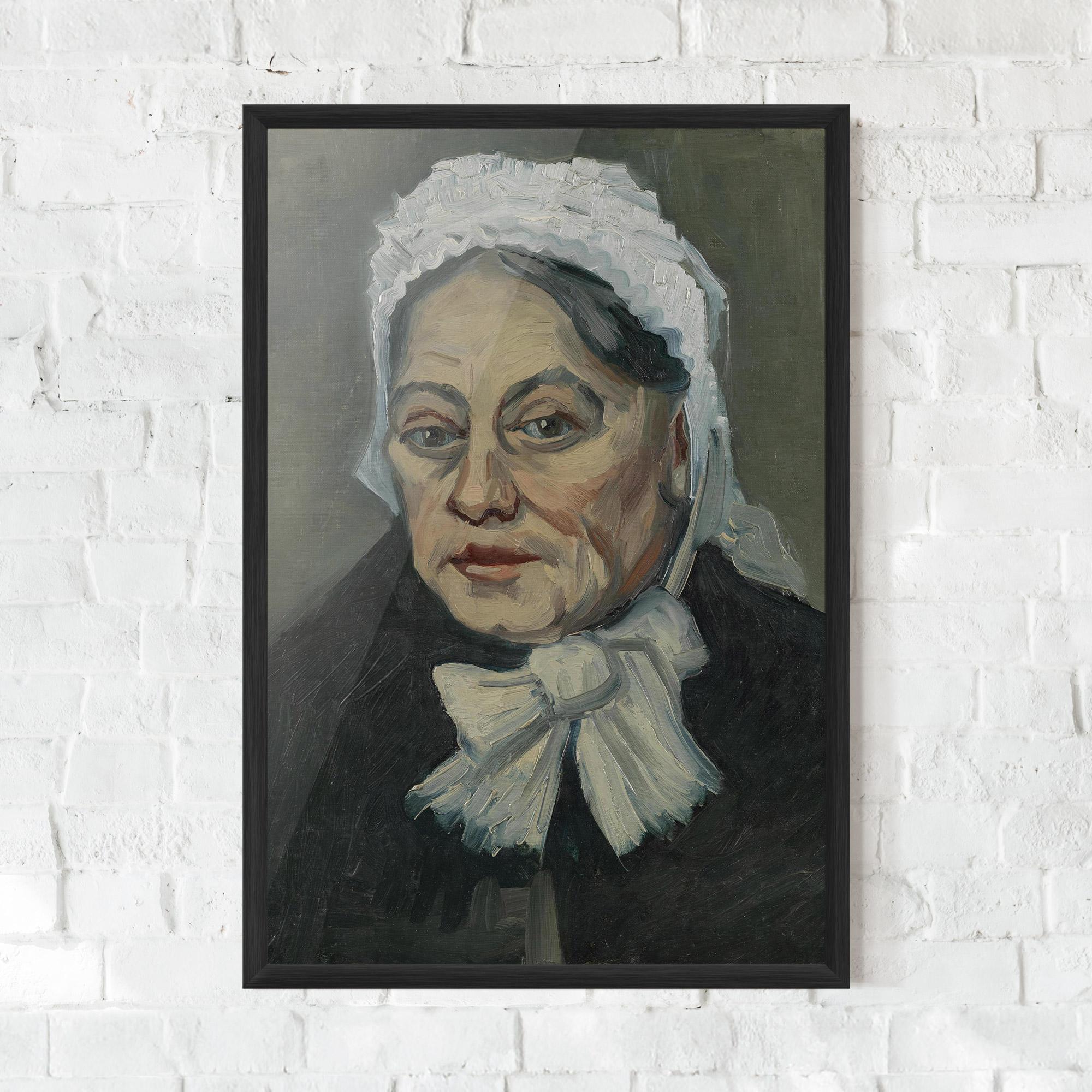 Рамкиран постер Portret Oude Vrouw mockup 0