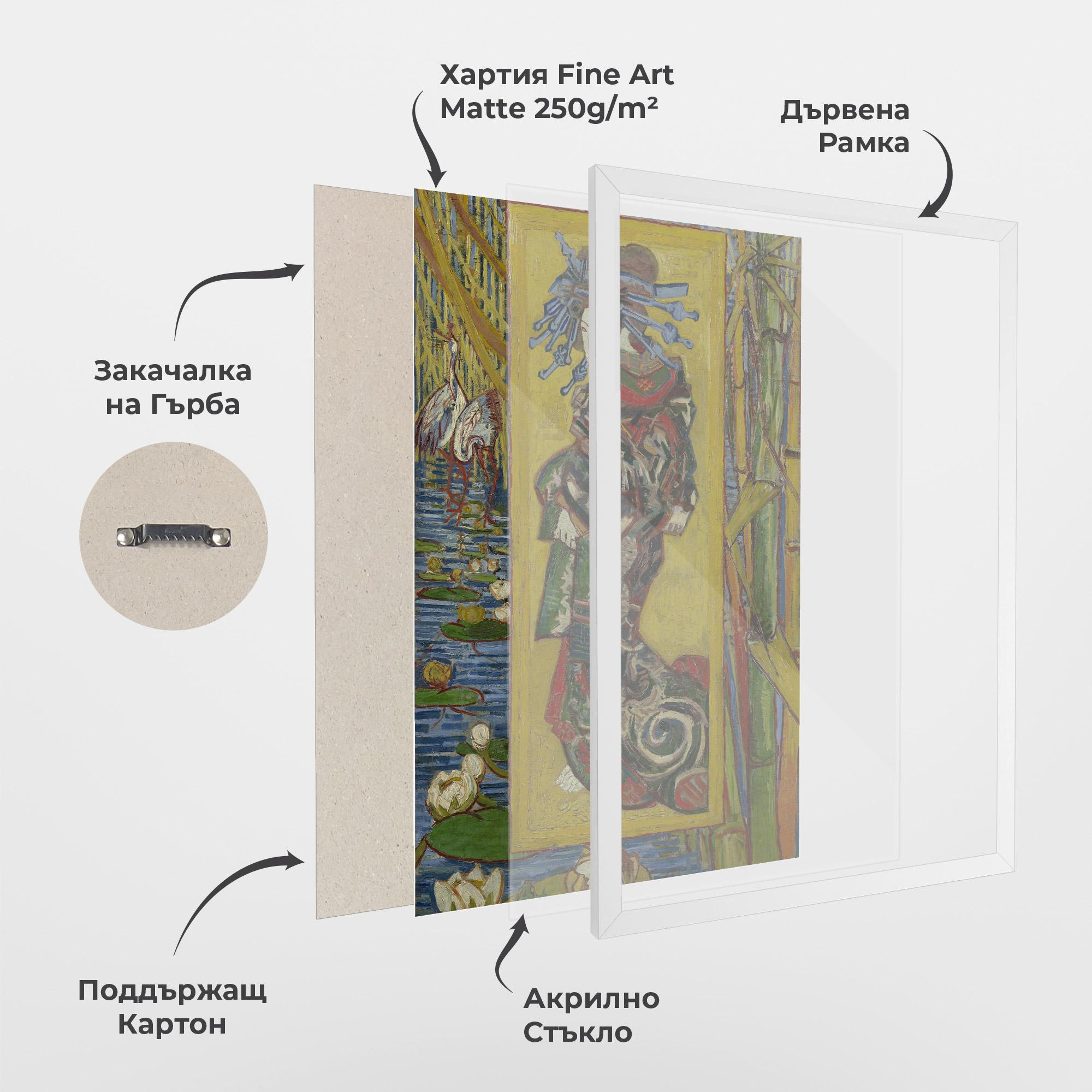 Рамкиран постер Courtisane mockup 1