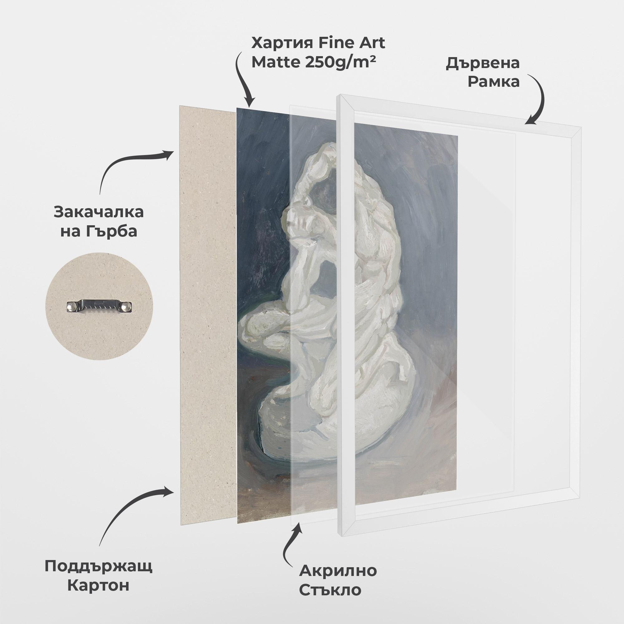 Рамкиран постер Geknielde Spierman mockup 1