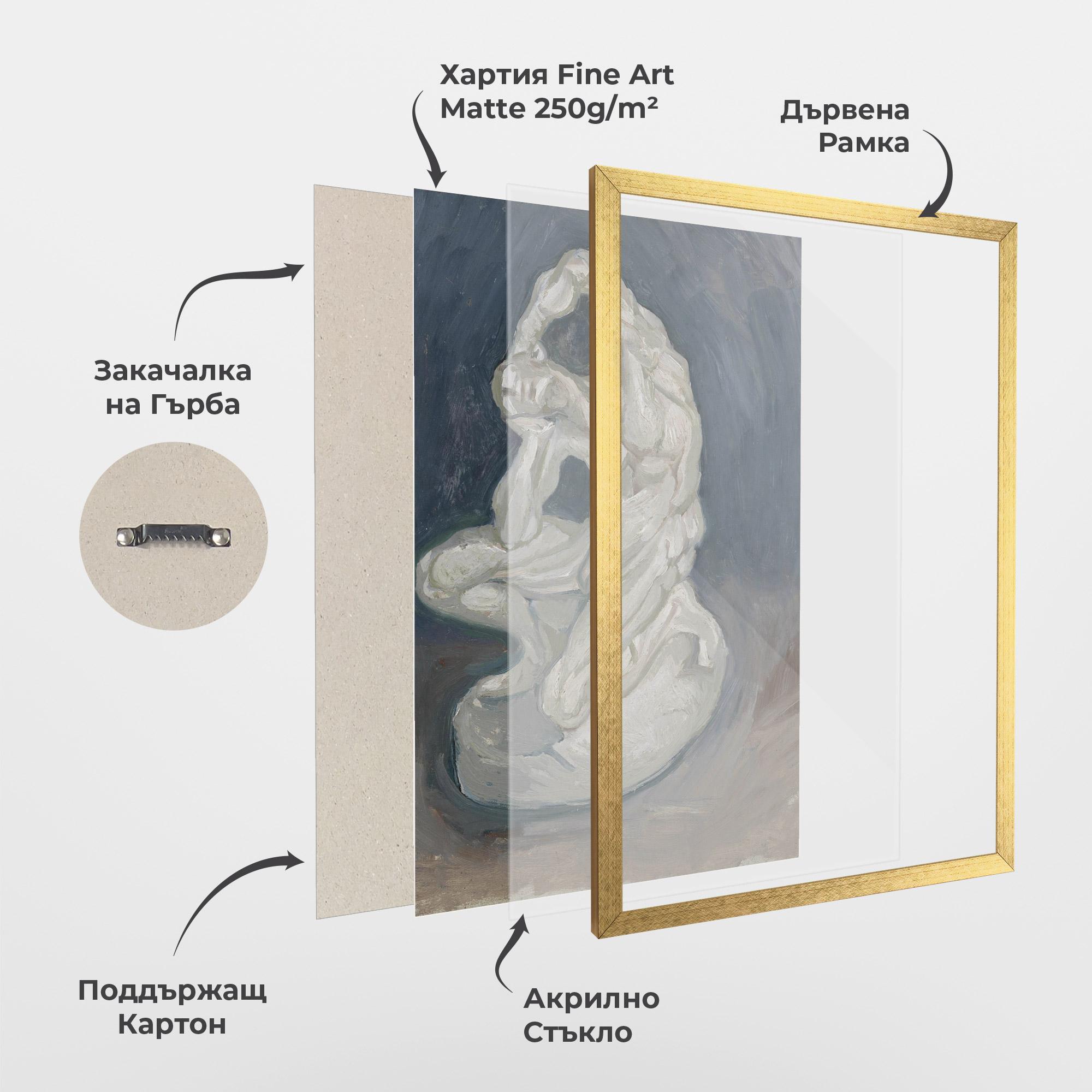 Рамкиран постер Geknielde Spierman mockup 1