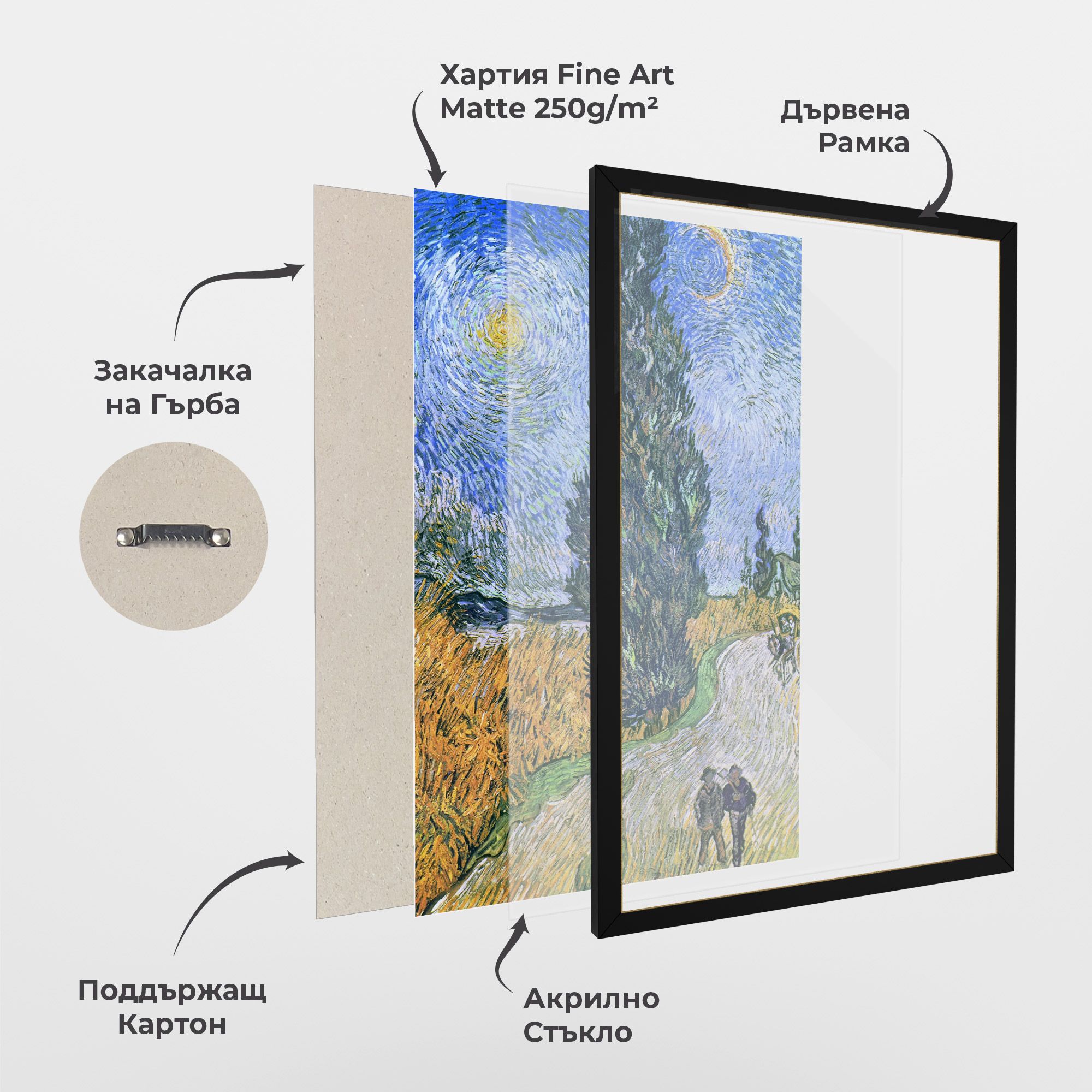 Road With Cypress mockup 1