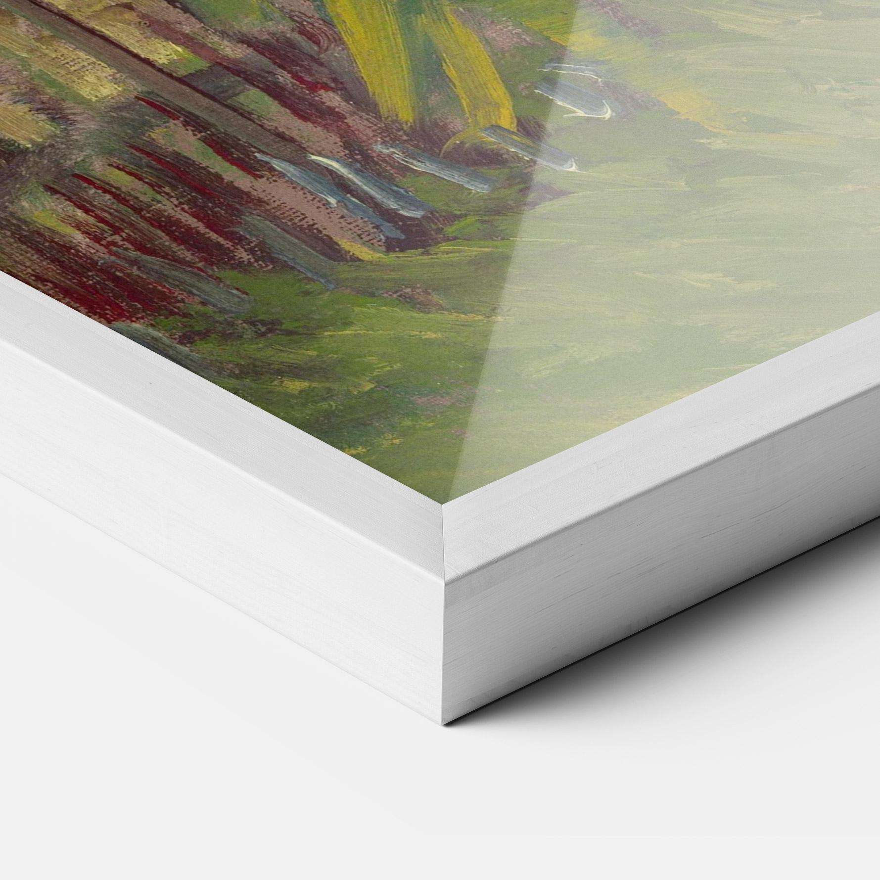 Рамкиран постер Allotment With Sunflower mockup 3