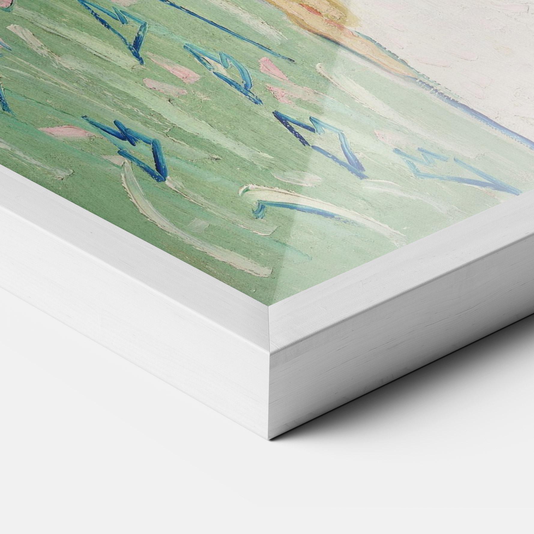 Рамкиран постер Girl In White mockup 3