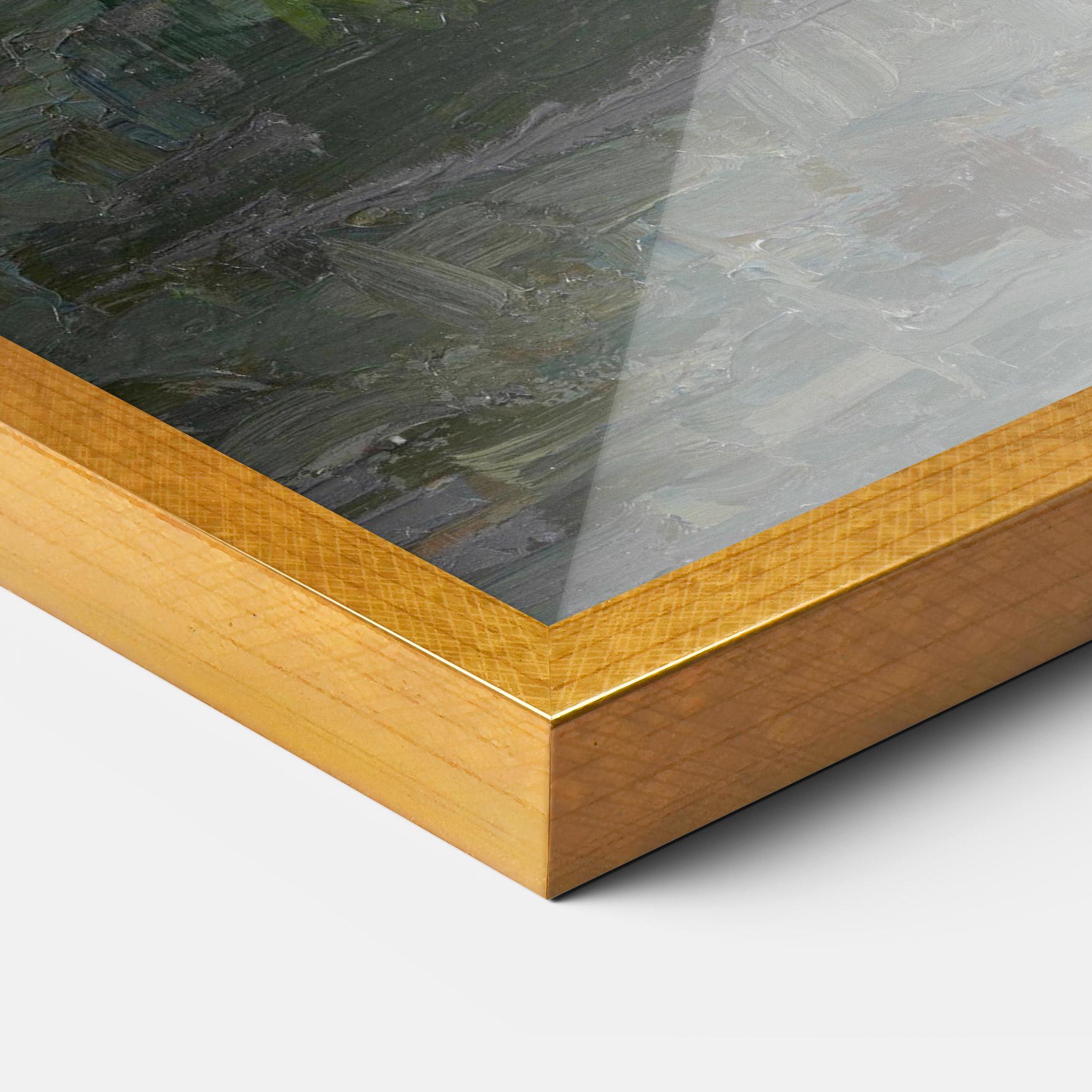 Рамкиран постер Glas Met Gele Rozen mockup 3