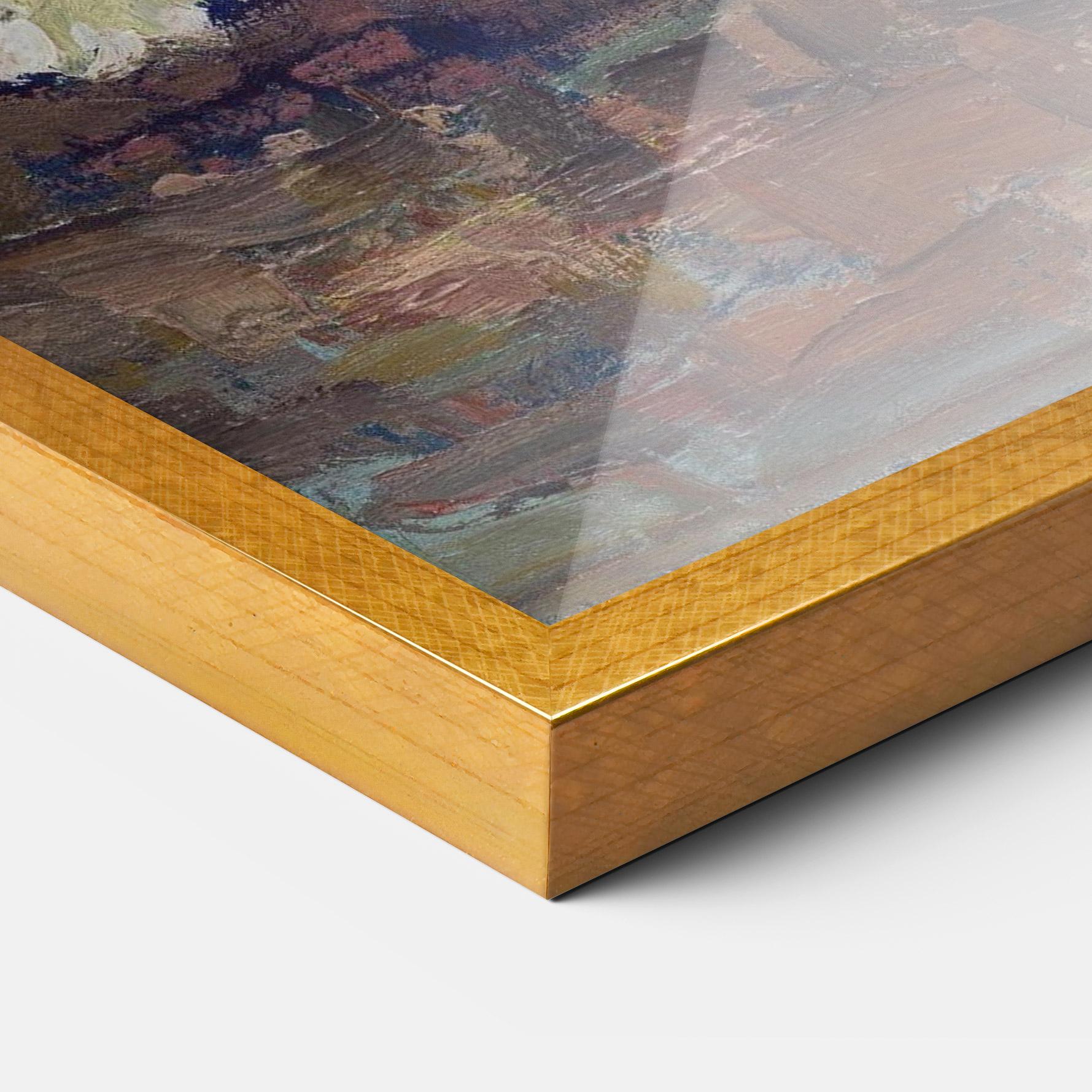 Рамкиран постер Vase With Carnations mockup 3