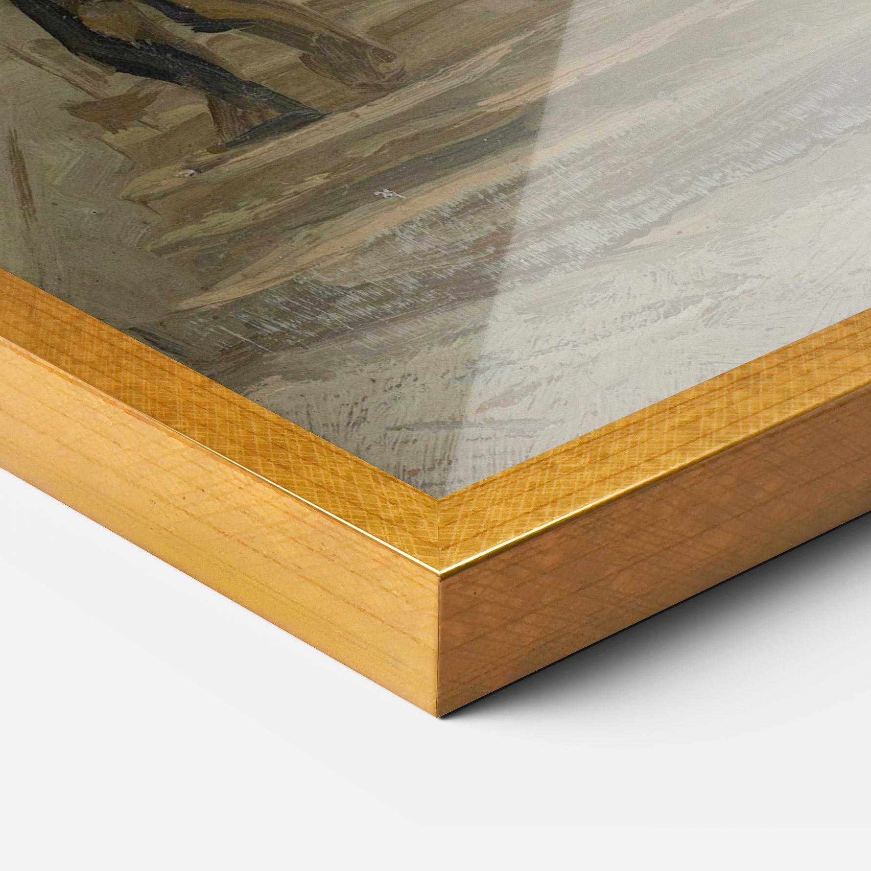 Рамкиран постер Weg Te Montmartre mockup 3