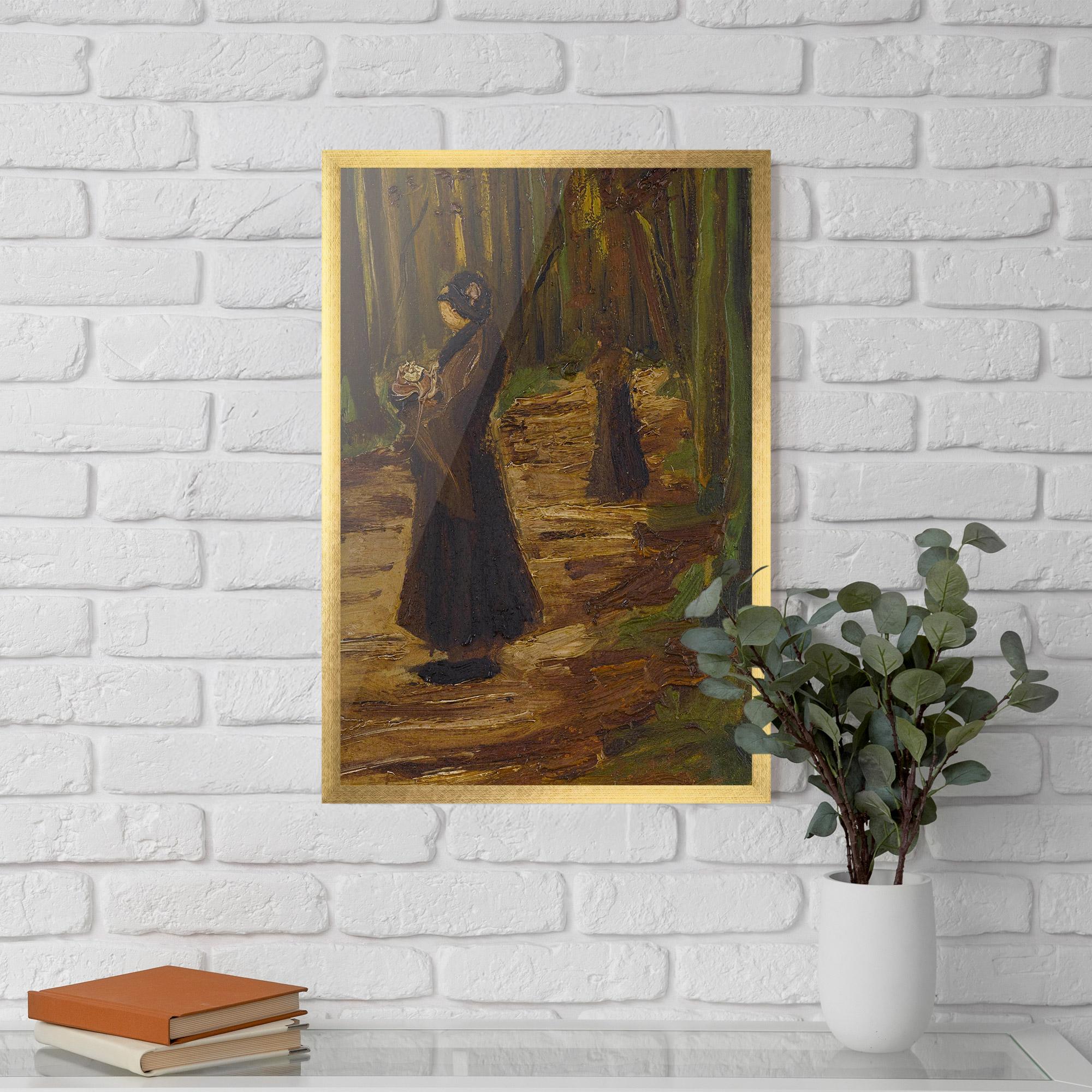 Рамкиран постер Women In Wood mockup 5