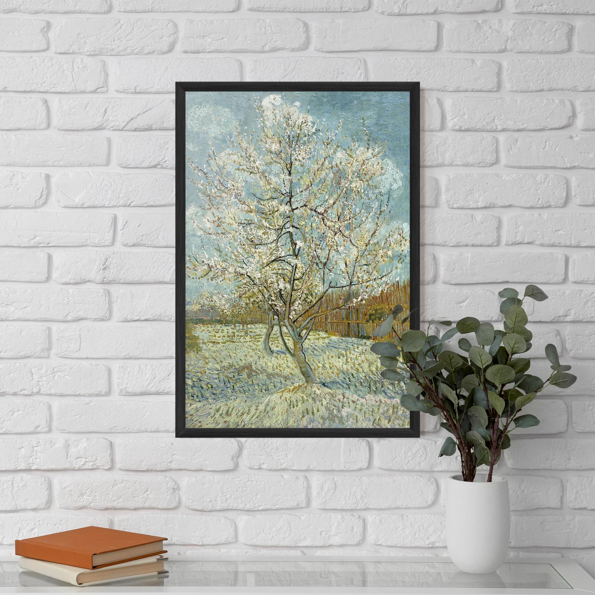 Рамкиран постер De Roze Perzikboom mockup 5