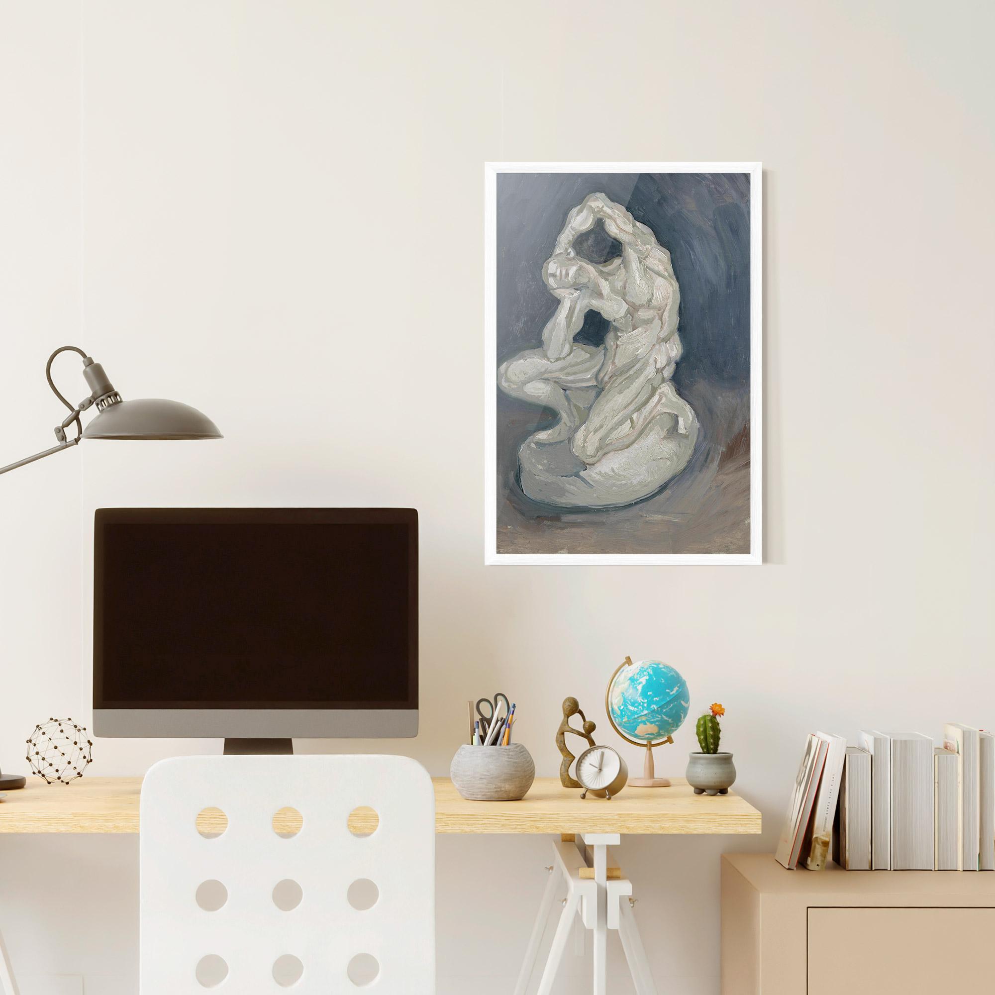 Рамкиран постер Geknielde Spierman mockup 6