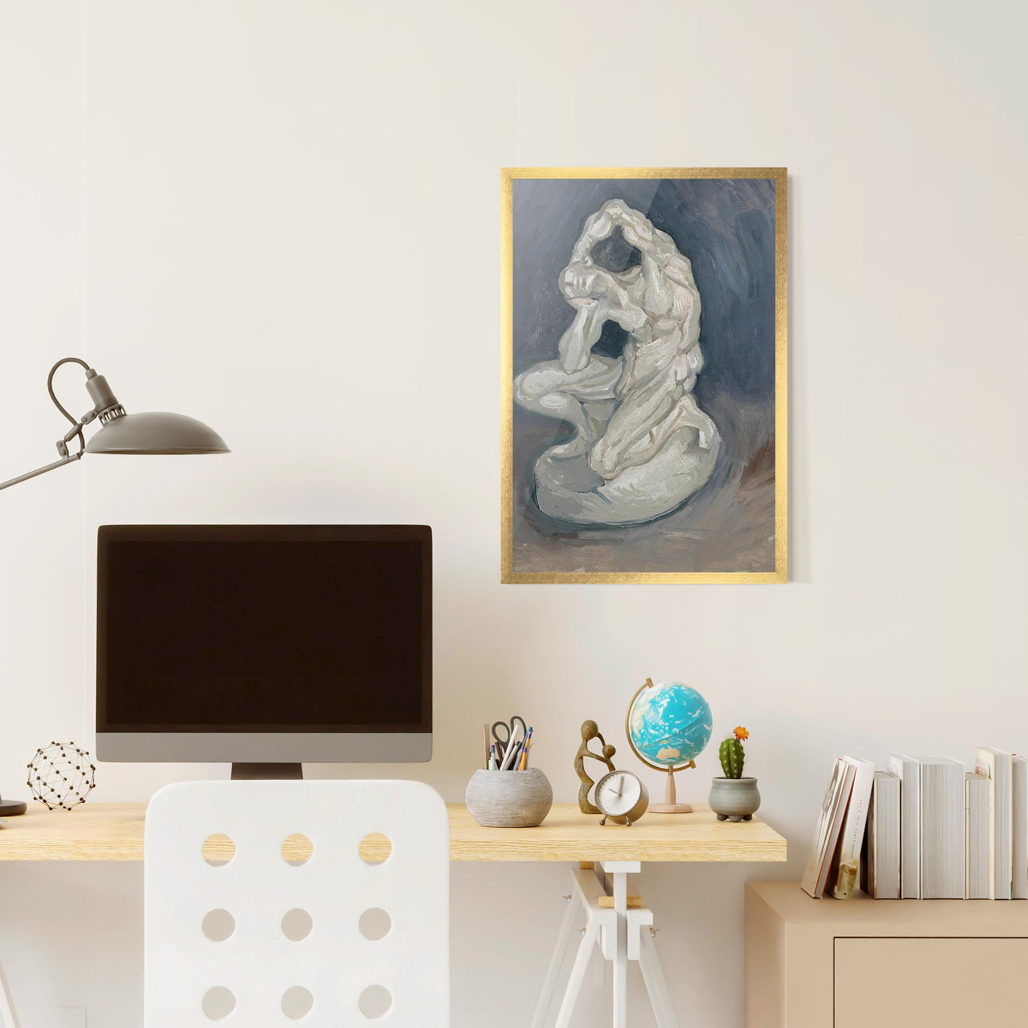 Рамкиран постер Geknielde Spierman mockup 6