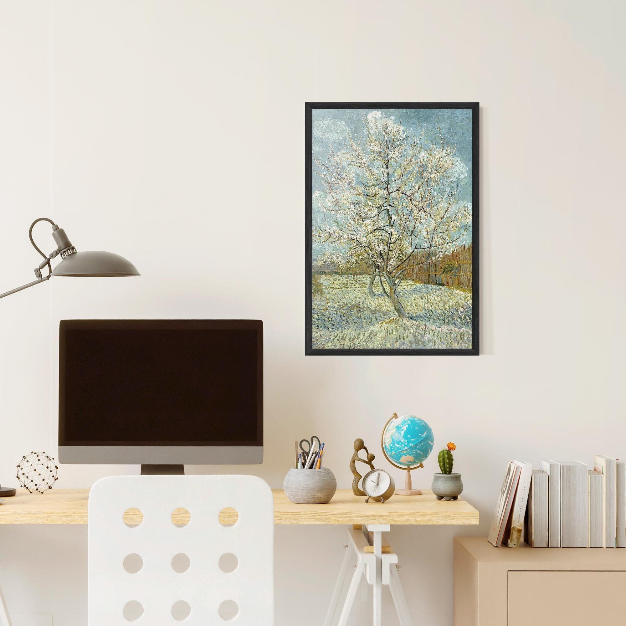 Рамкиран постер De Roze Perzikboom mockup 6