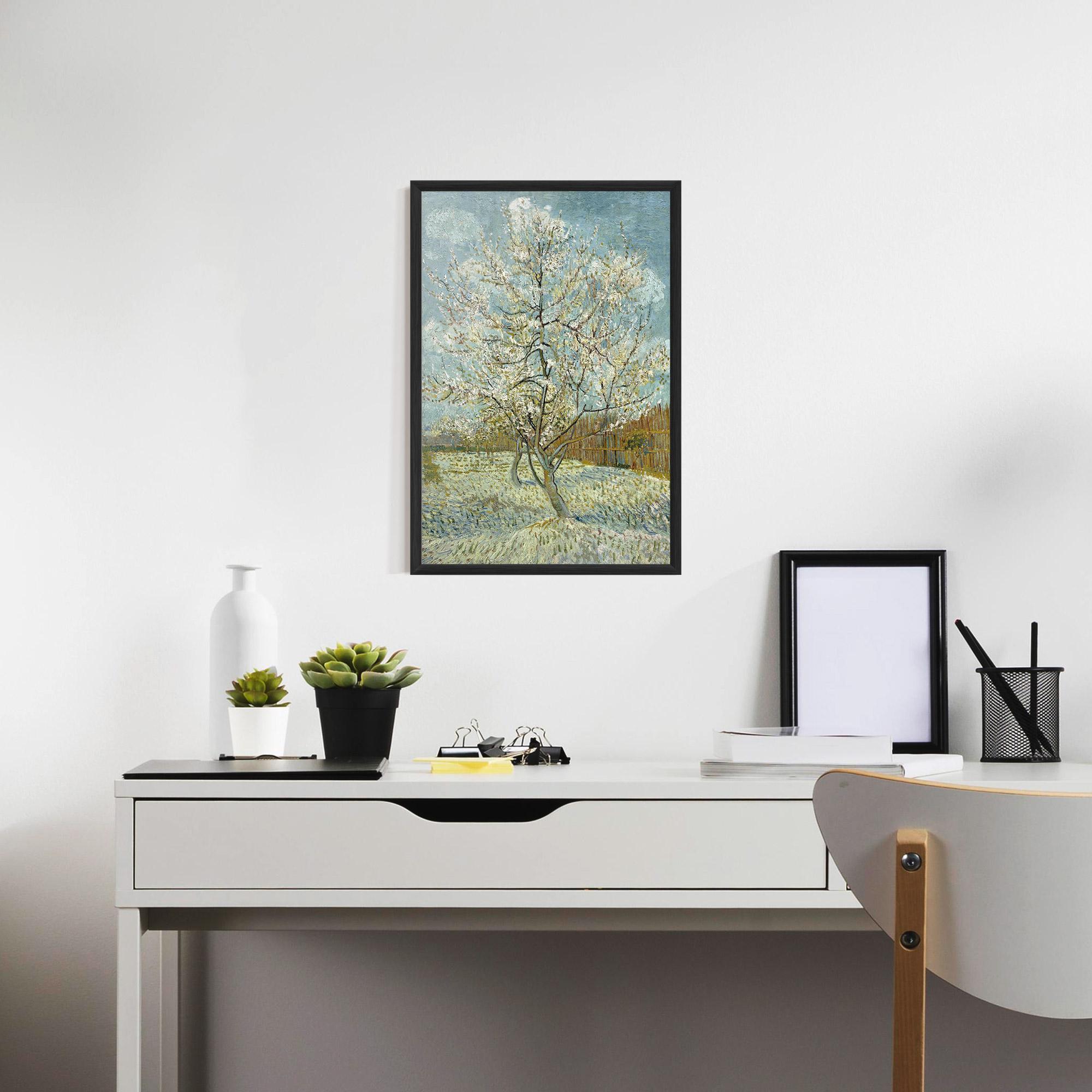 Рамкиран постер De Roze Perzikboom mockup 7