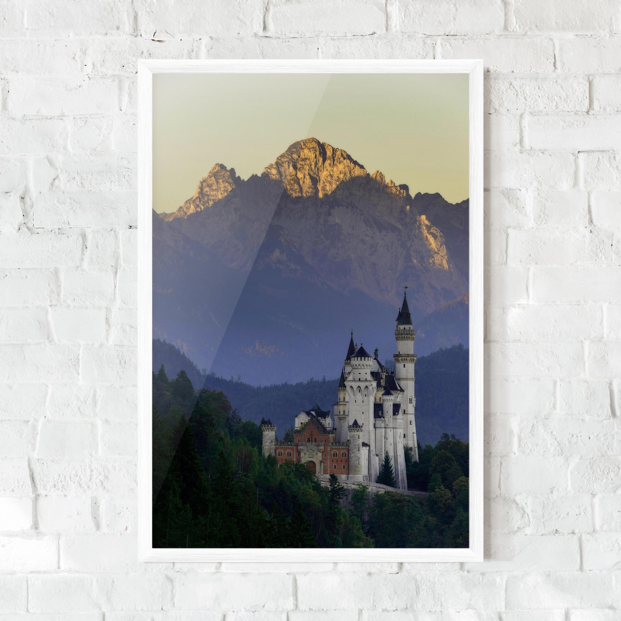 Рамкиран постер Neuschwanstein Castle mockup 0