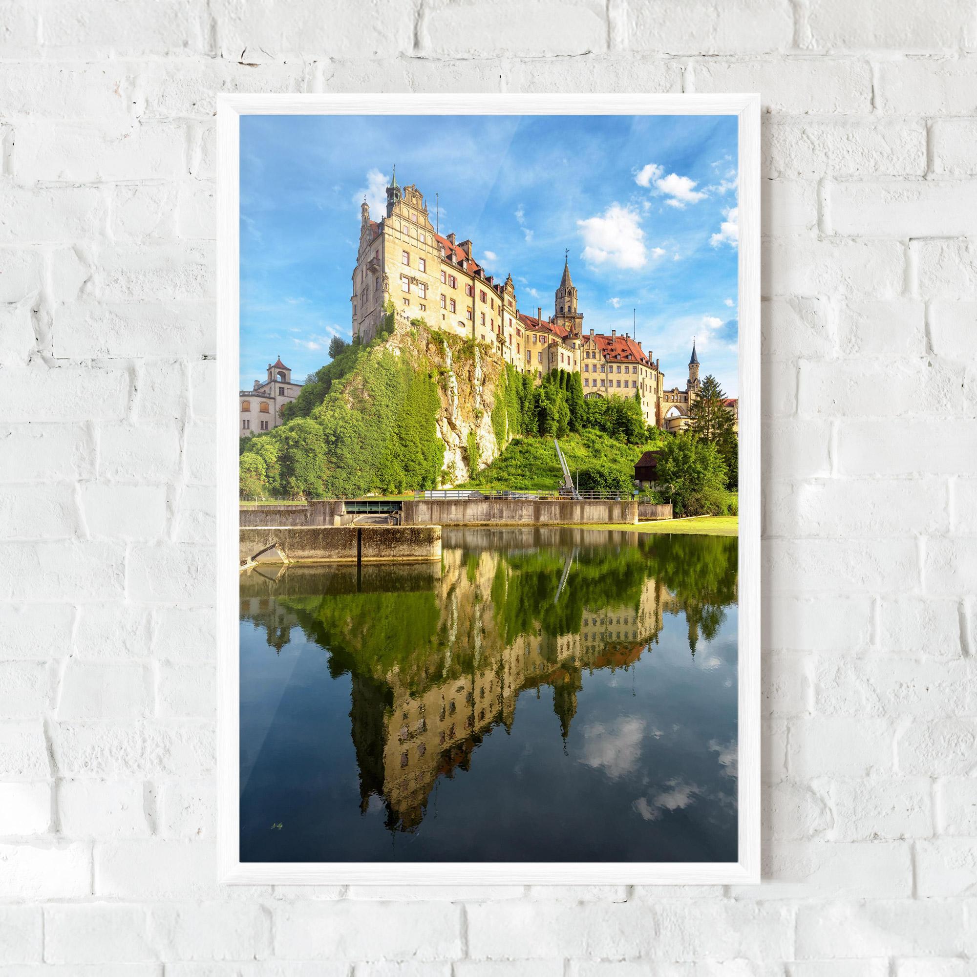 Рамкиран постер Sigmaringen Castle Germany mockup 0