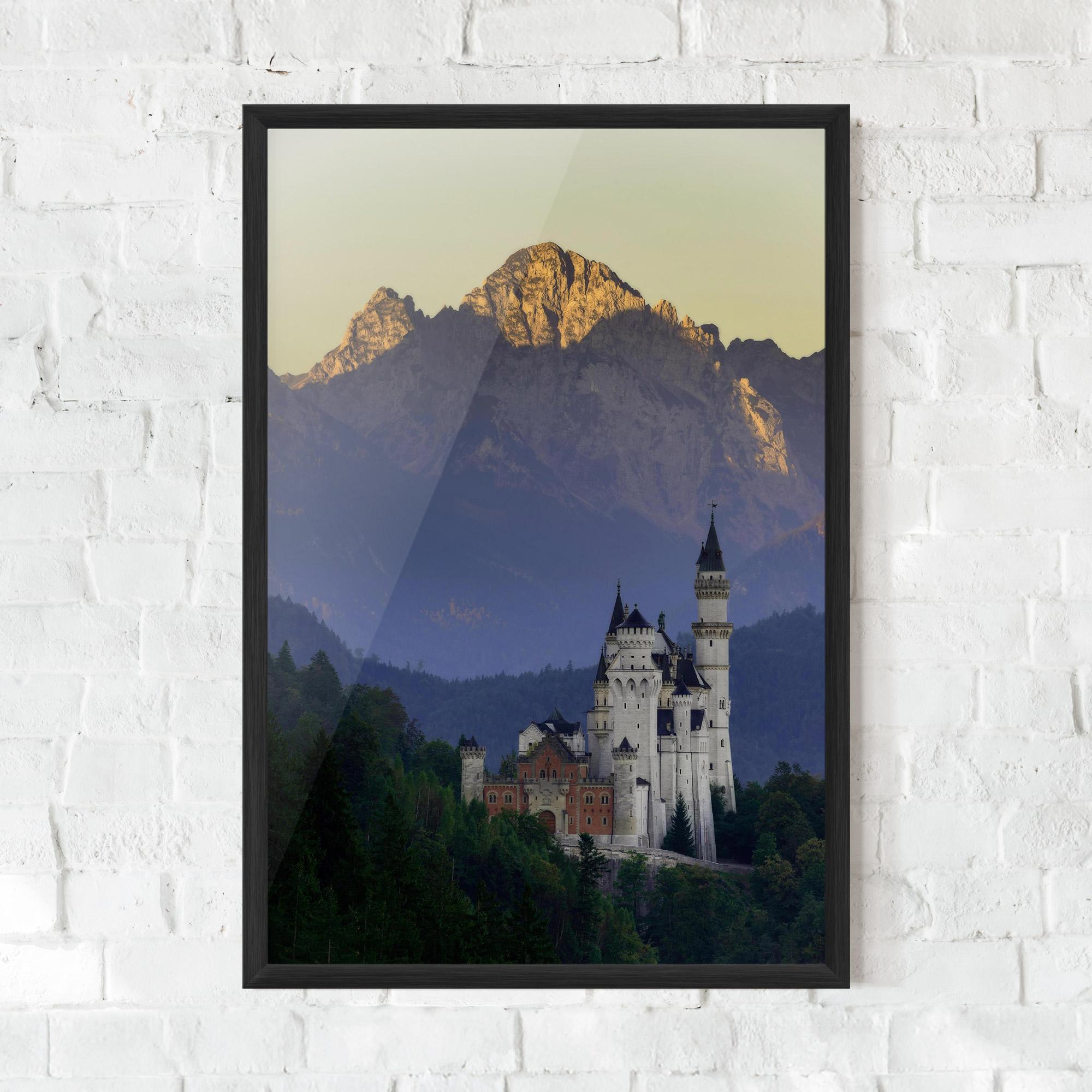 Рамкиран постер Neuschwanstein Castle mockup 0