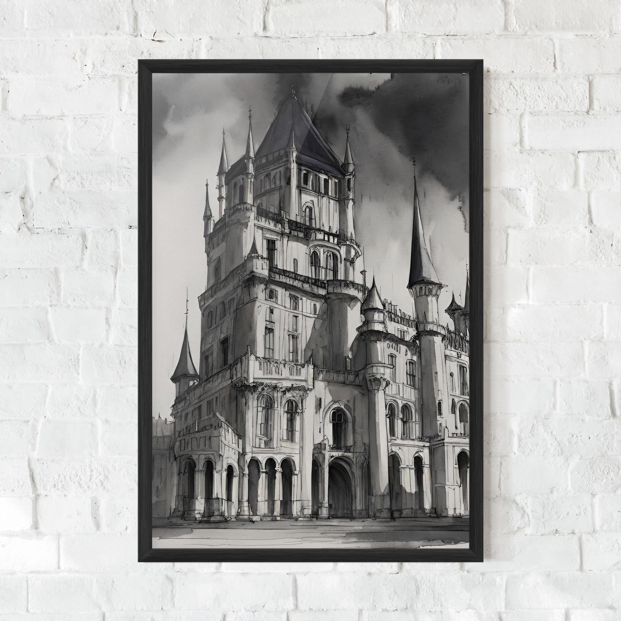 Рамкиран постер Palace Versailles mockup 0