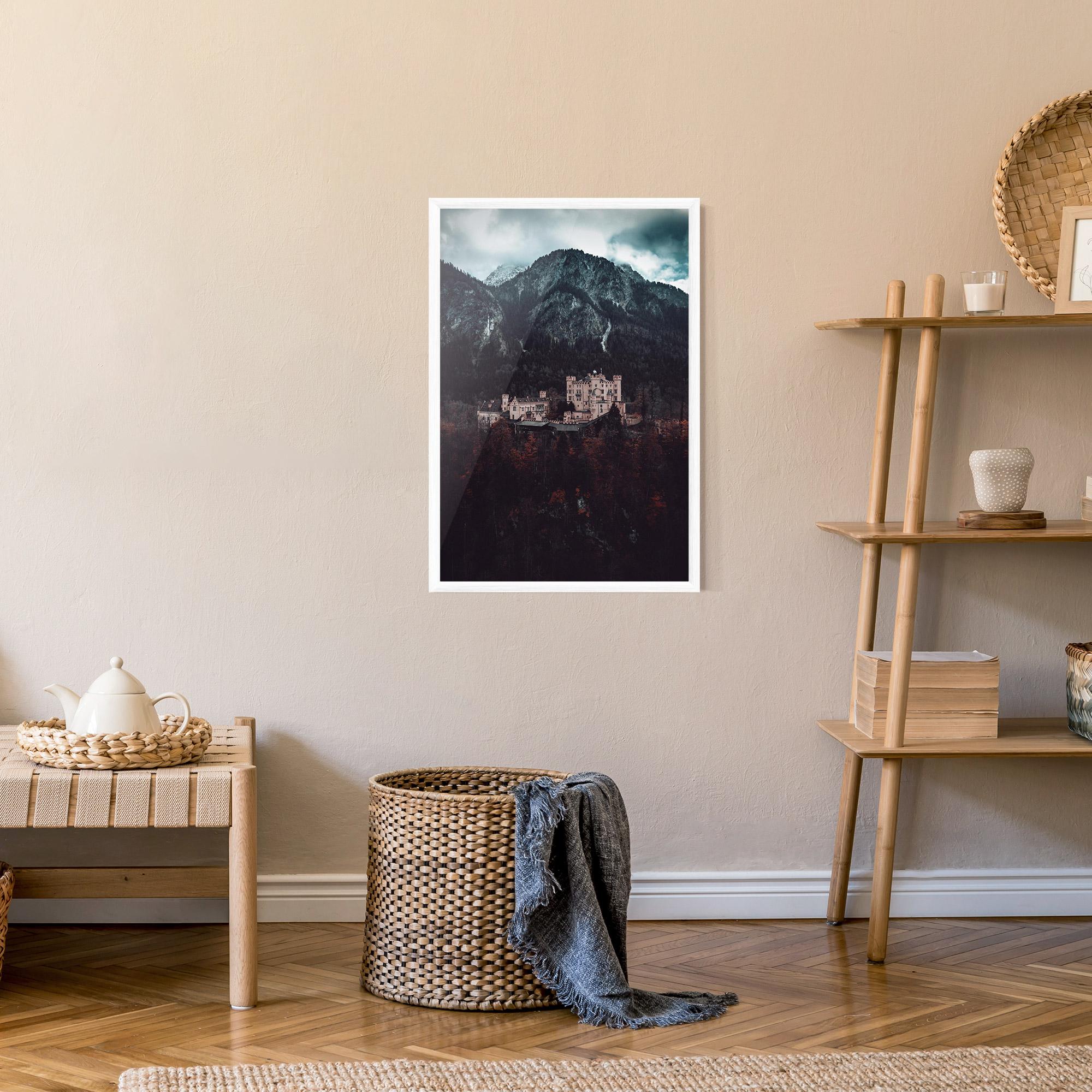 Рамкиран постер Forest Castle mockup 9