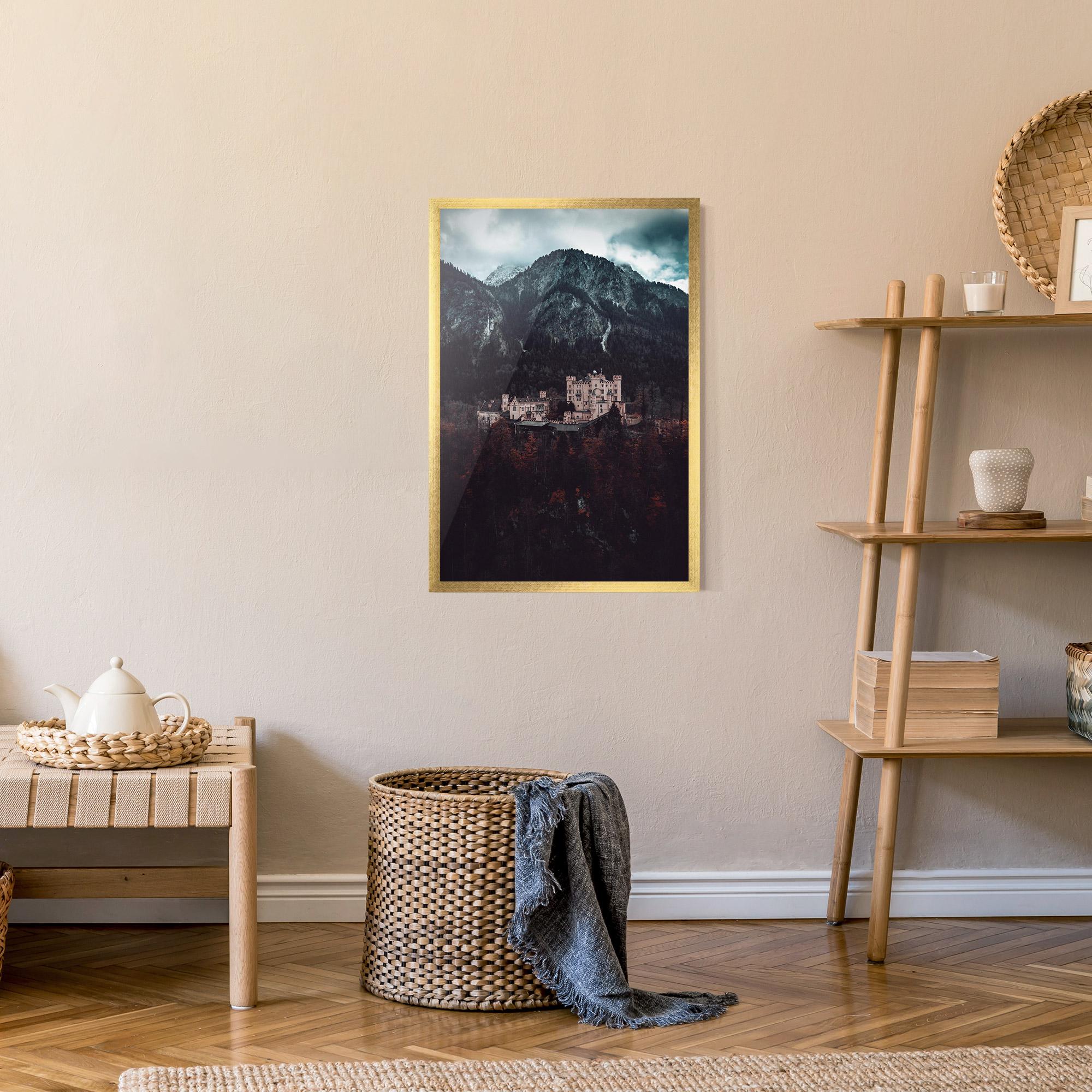 Рамкиран постер Forest Castle mockup 9