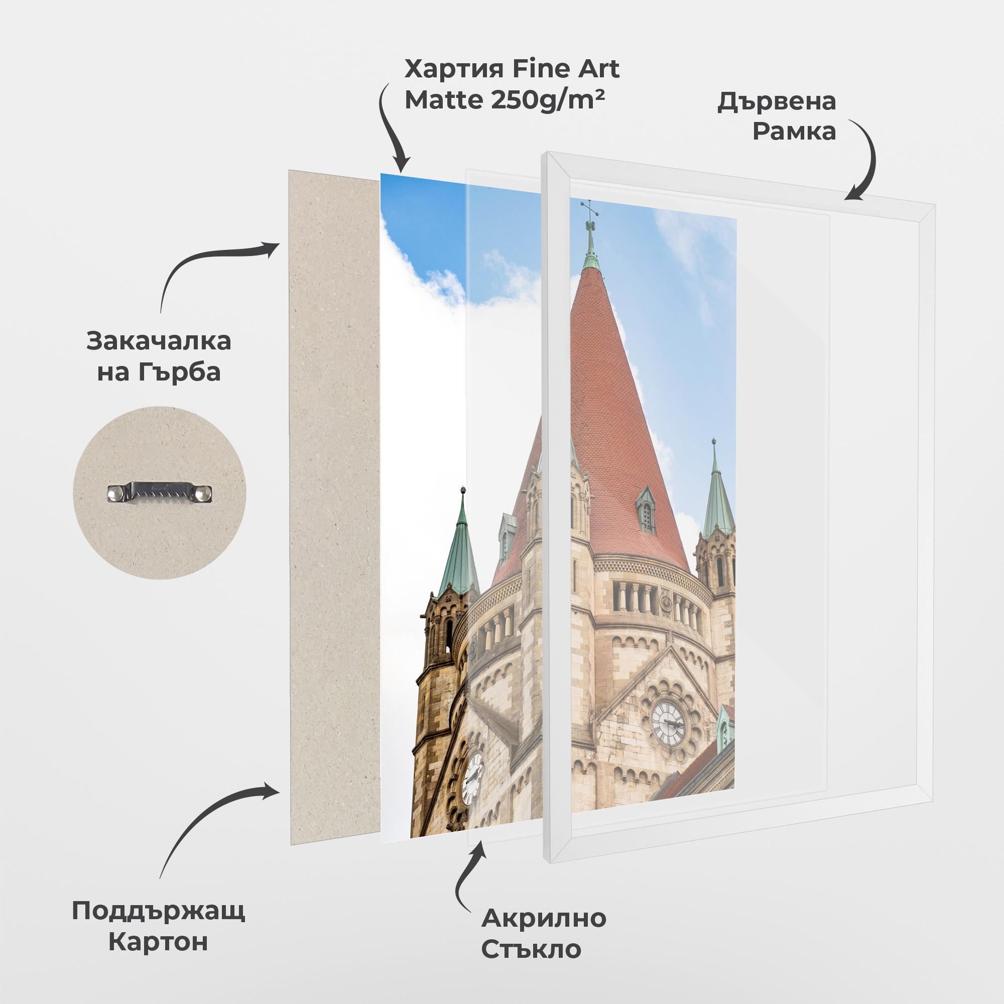 Рамкиран постер Church Vienna mockup 1