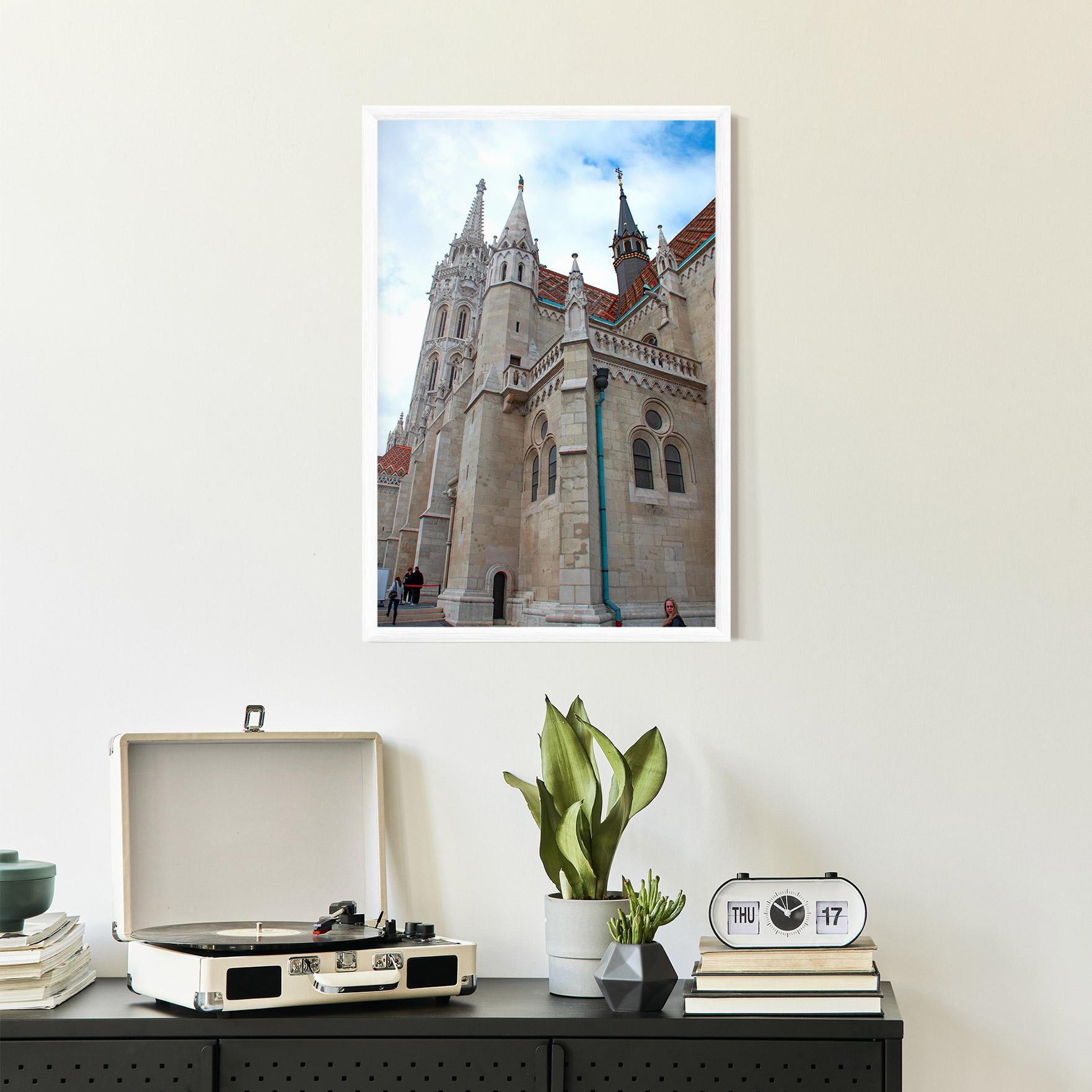 Рамкиран постер Old Building mockup 2