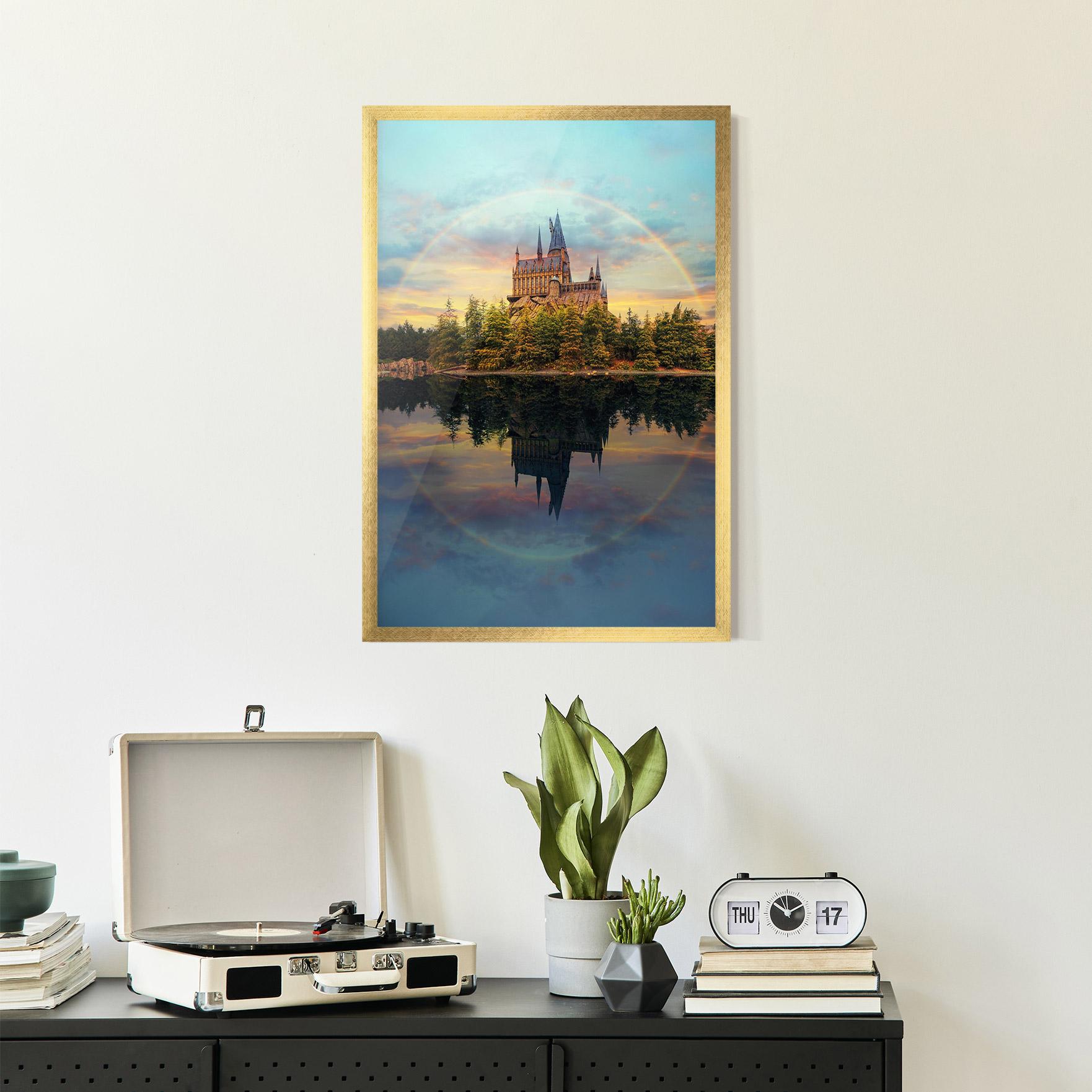 Рамкиран постер Hogwarts Castle mockup 2