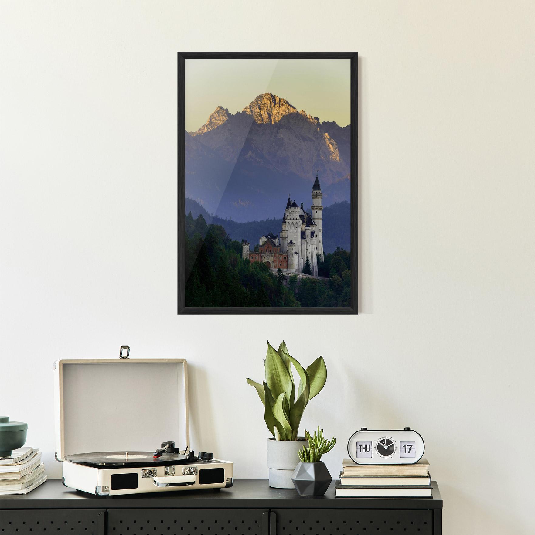 Рамкиран постер Neuschwanstein Castle mockup 2