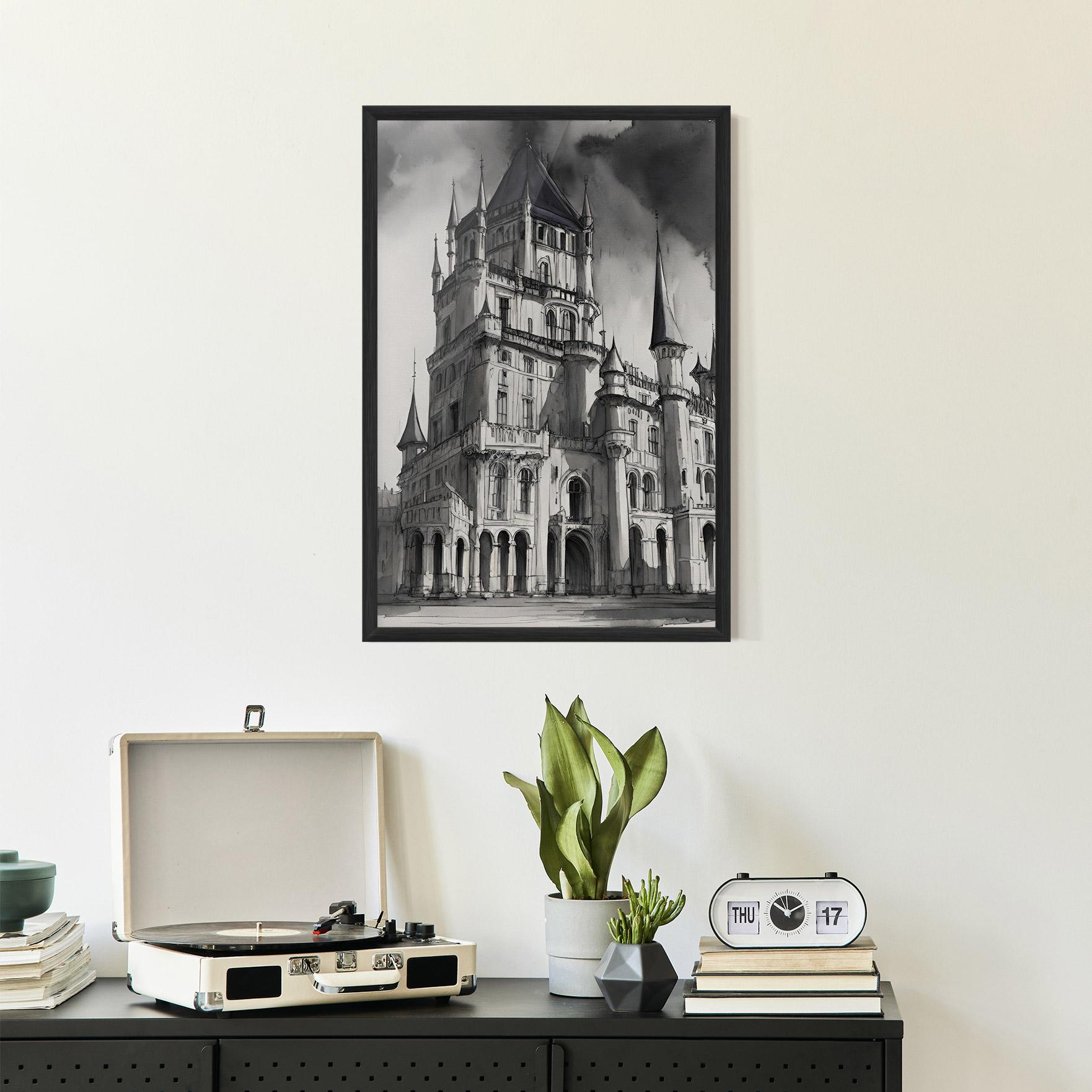 Рамкиран постер Palace Versailles mockup 2