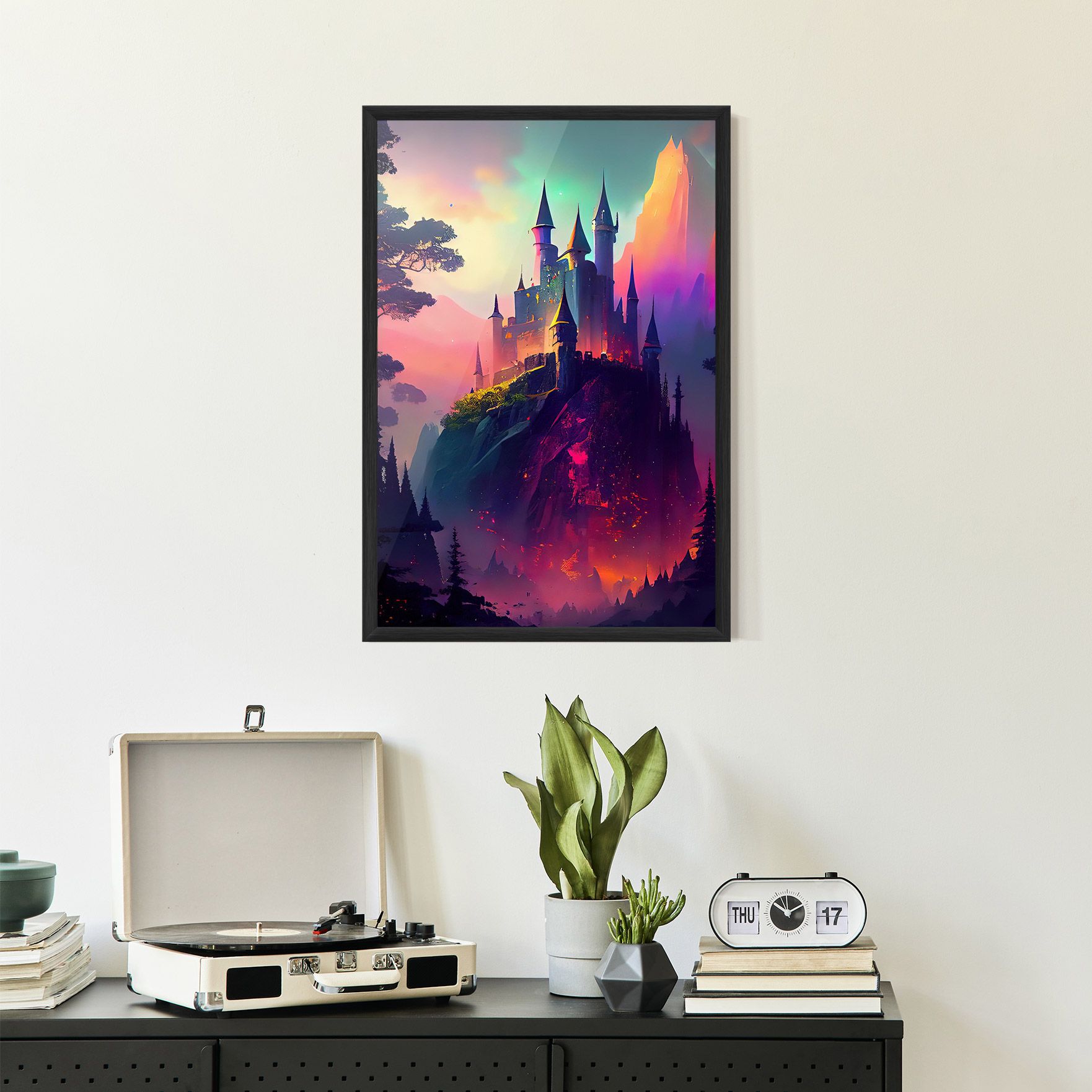 Purple Orange Castle mockup 2