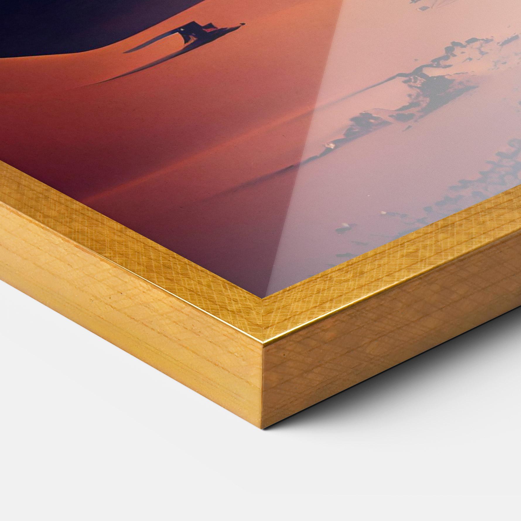 Рамкиран постер Fantasy Desert Castle mockup 3