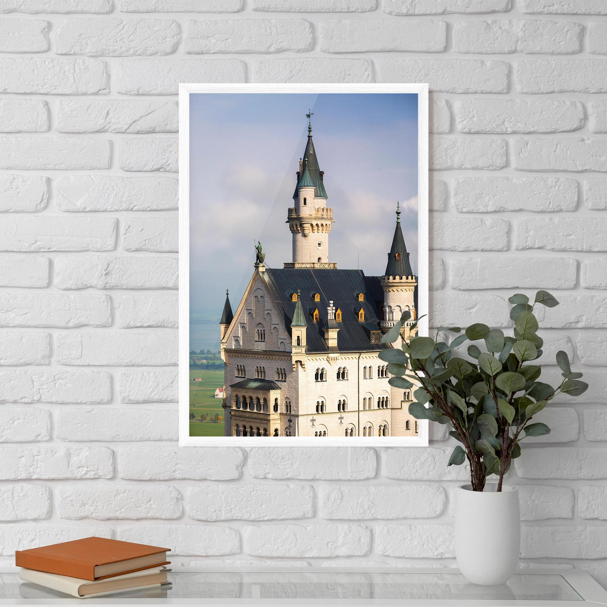 Рамкиран постер Neuschwanstein Castle View mockup 5