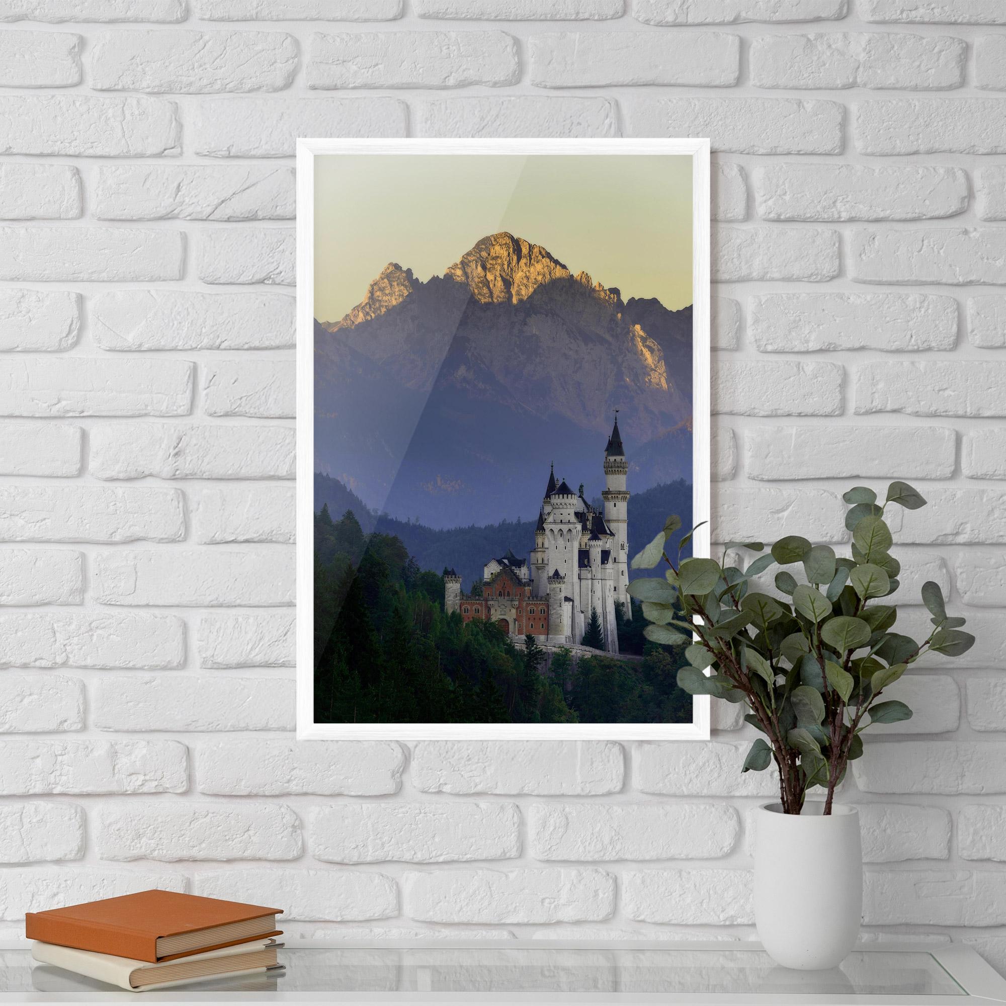 Рамкиран постер Neuschwanstein Castle mockup 5