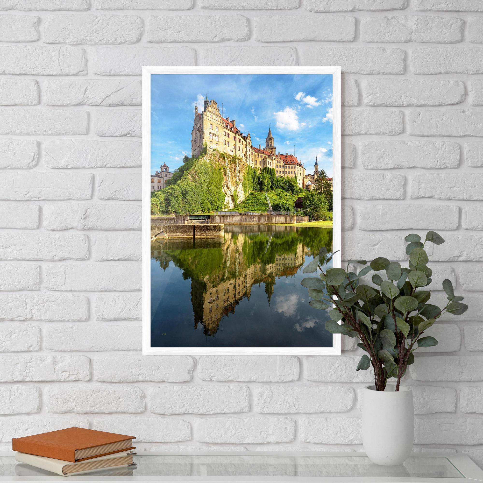 Рамкиран постер Sigmaringen Castle Germany mockup 5